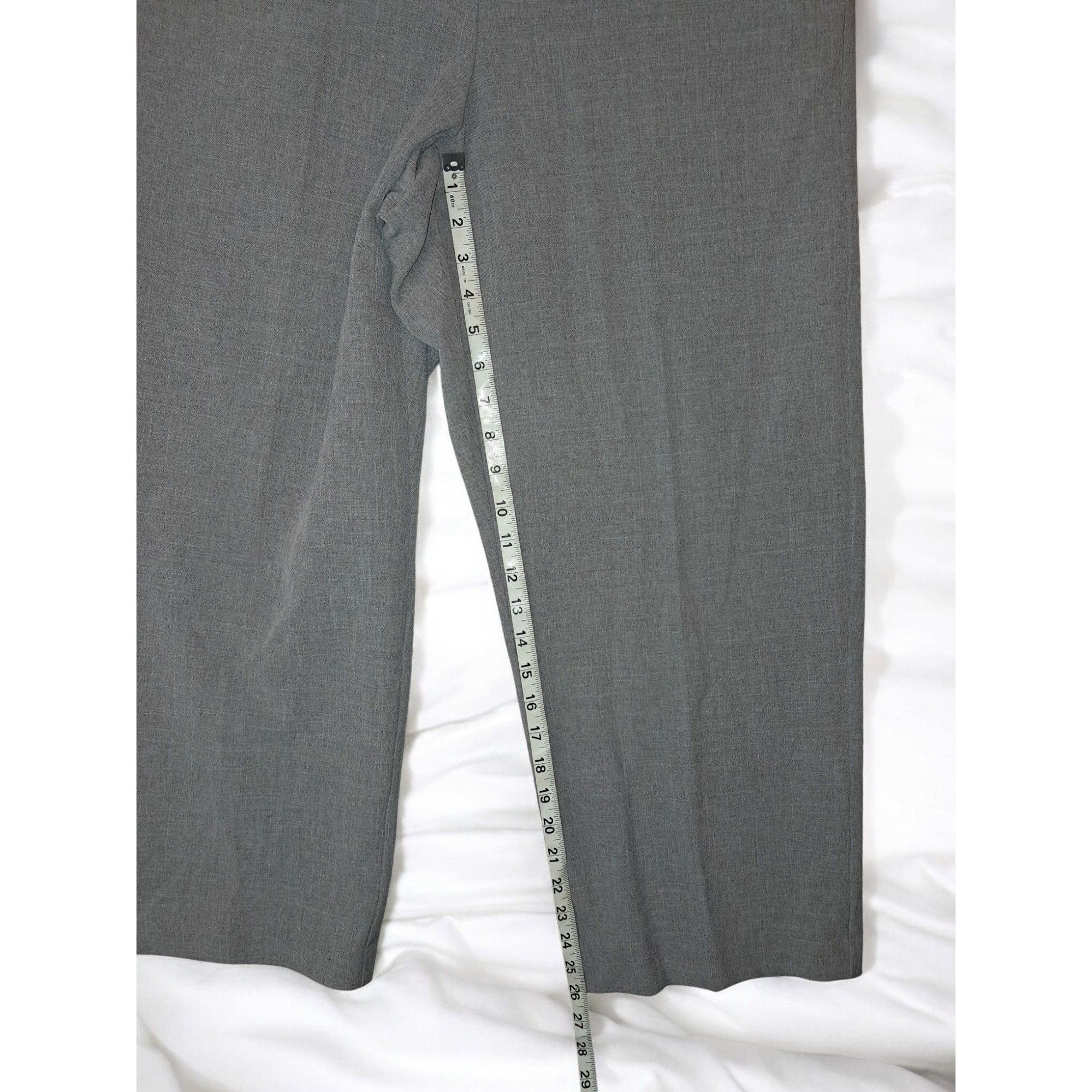 Other Alfred Dunner Women's Pull-On Pants – Size 16P – Gray Hounds Size 38" / US 16 / IT 52 - 8 Thumbnail