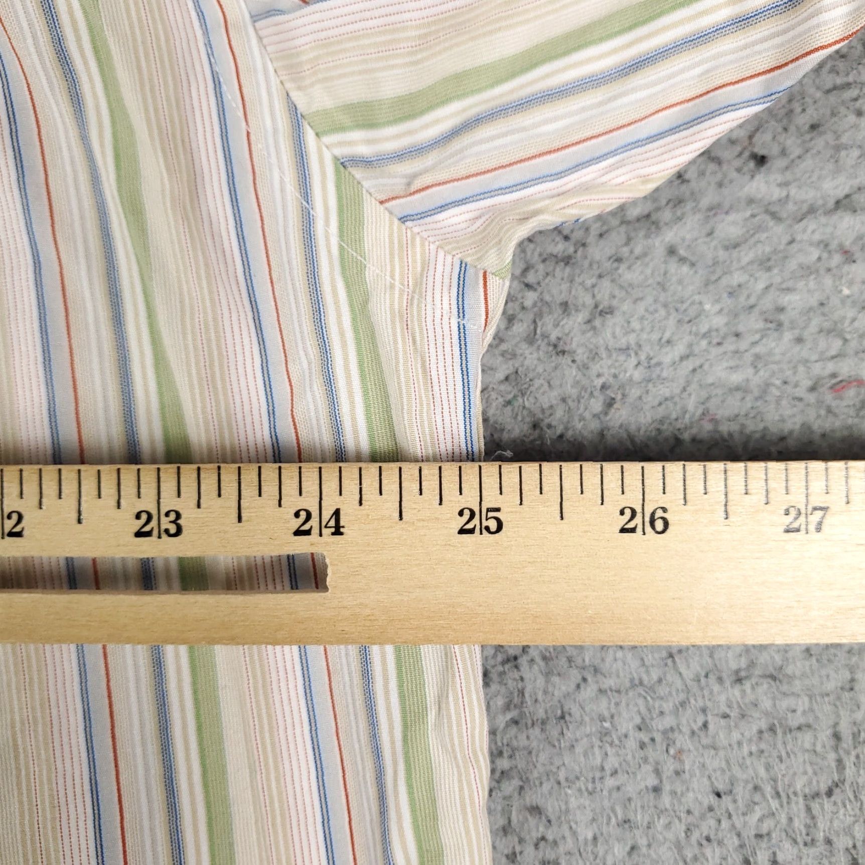 Tommy Hilfiger Tommy Hilfiger Shirt Mens Large Multicolor Striped Button-Up Long Sleeve Cotton Mens Size US L / EU 52-54 / 3 - 5 Thumbnail