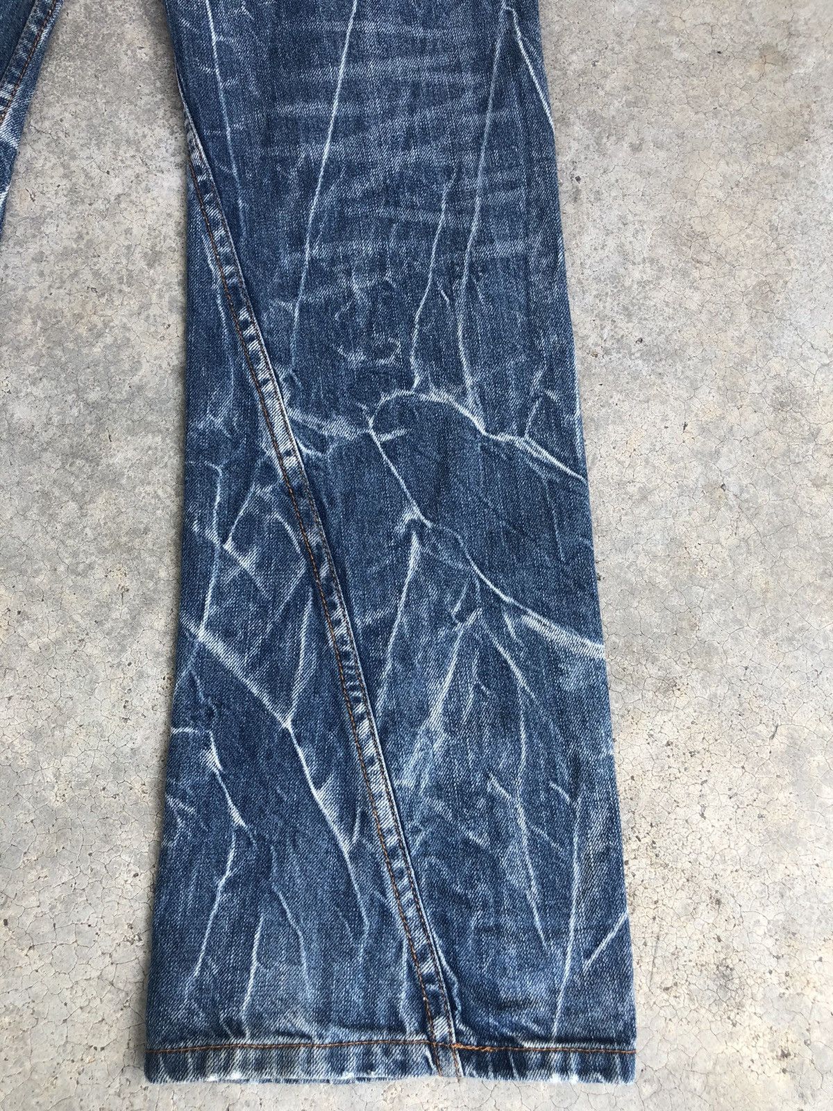 If Six Was Nine Japanese Antfui Flared Jeans Distressed Jeans Size US 31 - 14 Thumbnail