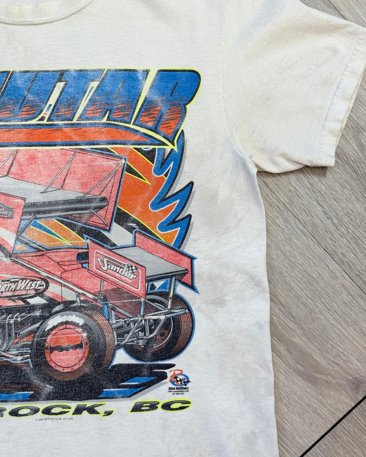 Vintage Rare Vintage Toni Lutar Sprint Car Racing T-Shirt - Small Size US S / EU 44-46 / 1 - 8 Thumbnail