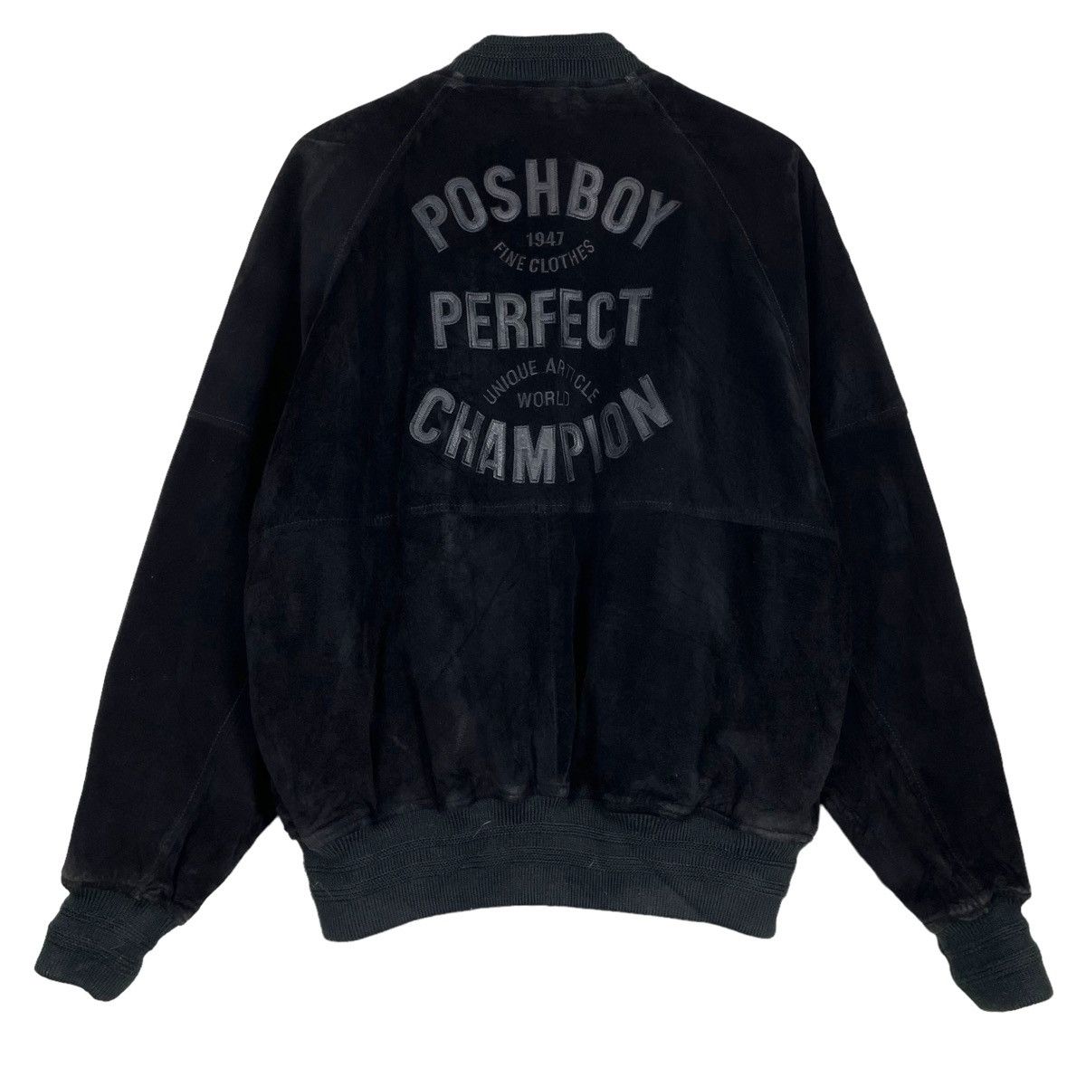 Japanese Brand × Sports Specialties 💥80s POSH BOY BIG LOGO VARSITY JACKET Size US M / EU 48-50 / 2 - 1 Thumbnail