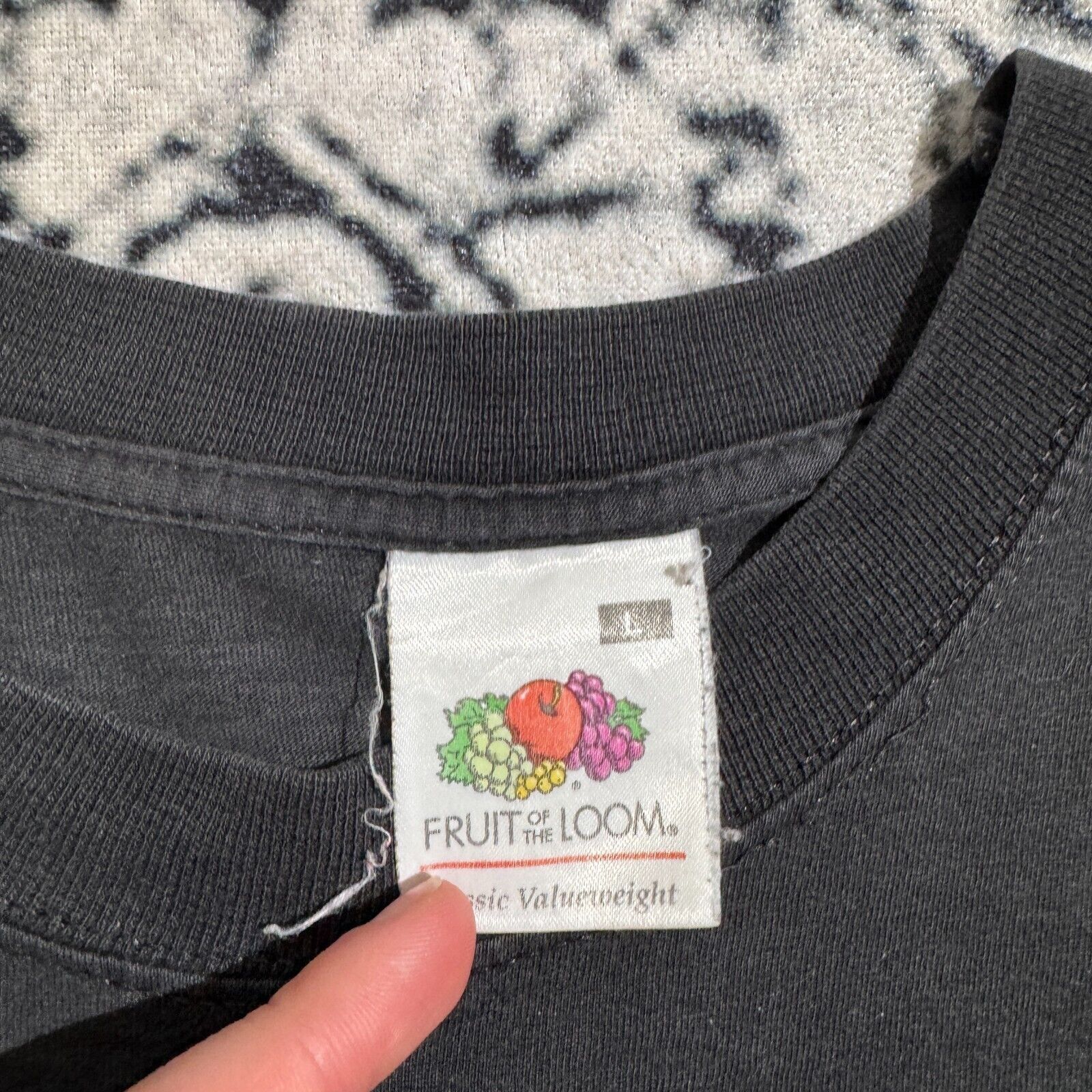 Vintage Vintage Black Cotton T-Shirt Size L Shandon Y2K 69 Team Size US L / EU 52-54 / 3 - 7 Thumbnail
