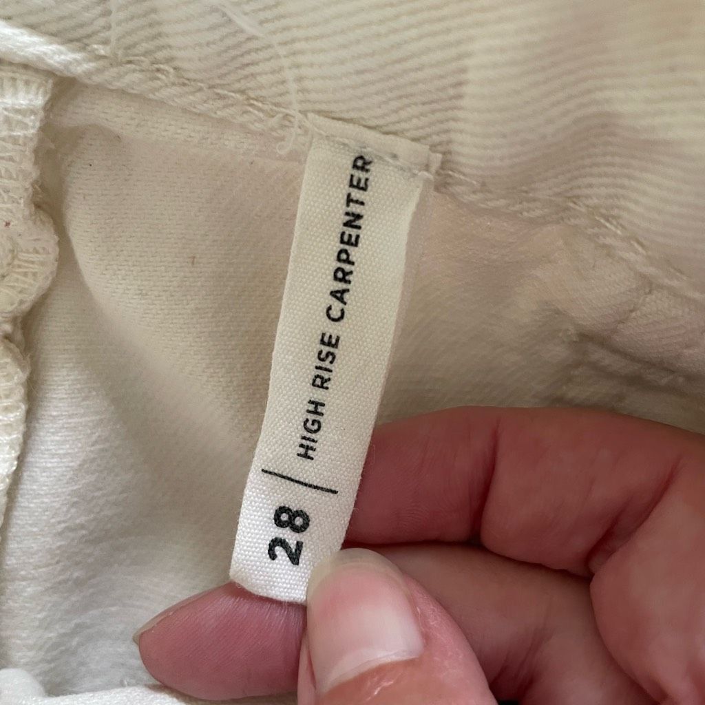 Pacsun PacSun White Cargo Dad Jeans $60 28 Size 28" / US 6 / IT 42 - 7 Thumbnail