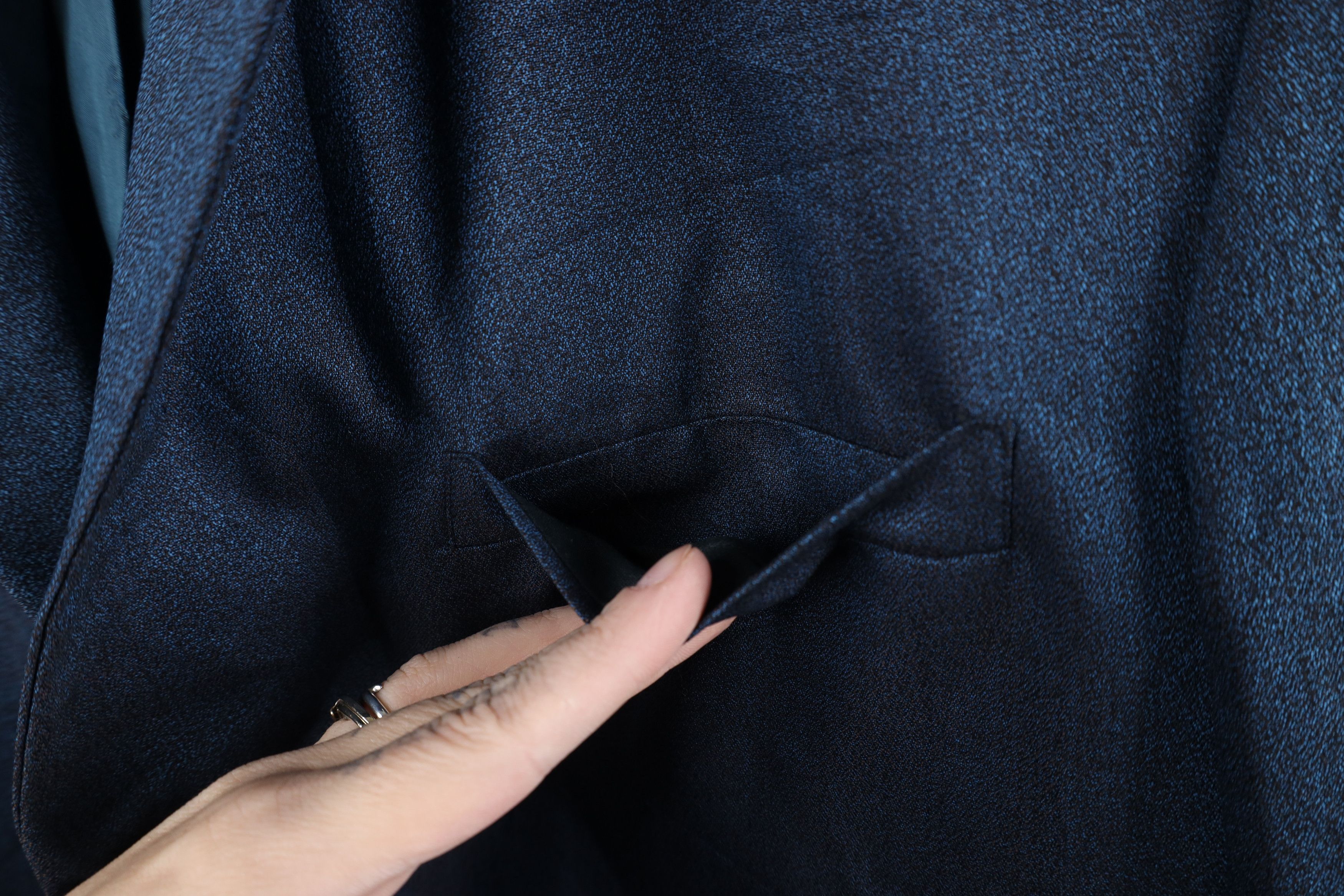 Vintage Vintage 60s Rockabilly Gabardine Blazer Suit Coat Jacket USA Size US XXL / EU 58 / 5 - 4 Thumbnail