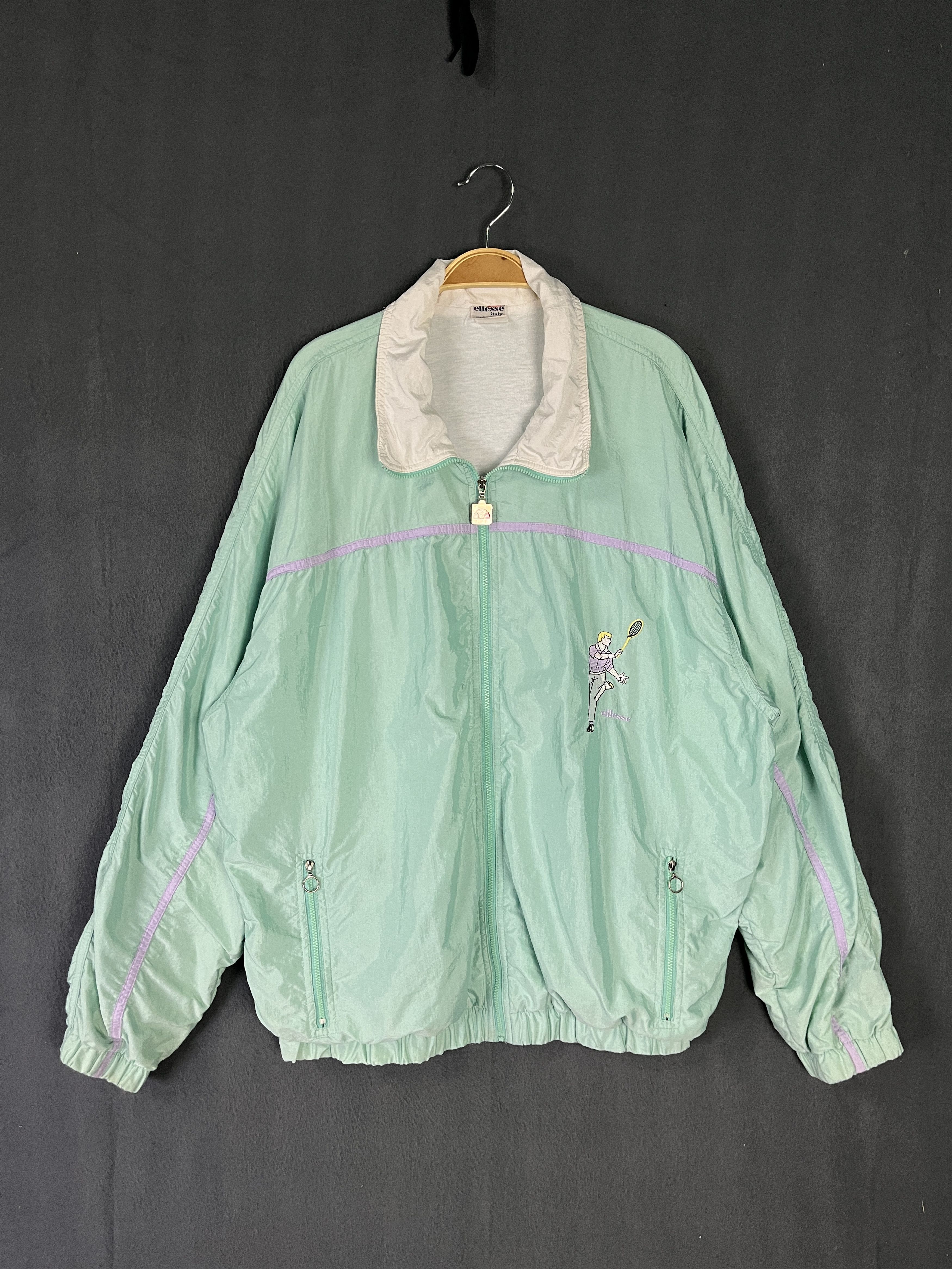 Ellesse × Vintage Vintage 80s Ellesse Tennis Jacket Size US L / EU 52-54 / 3 - 1 Thumbnail