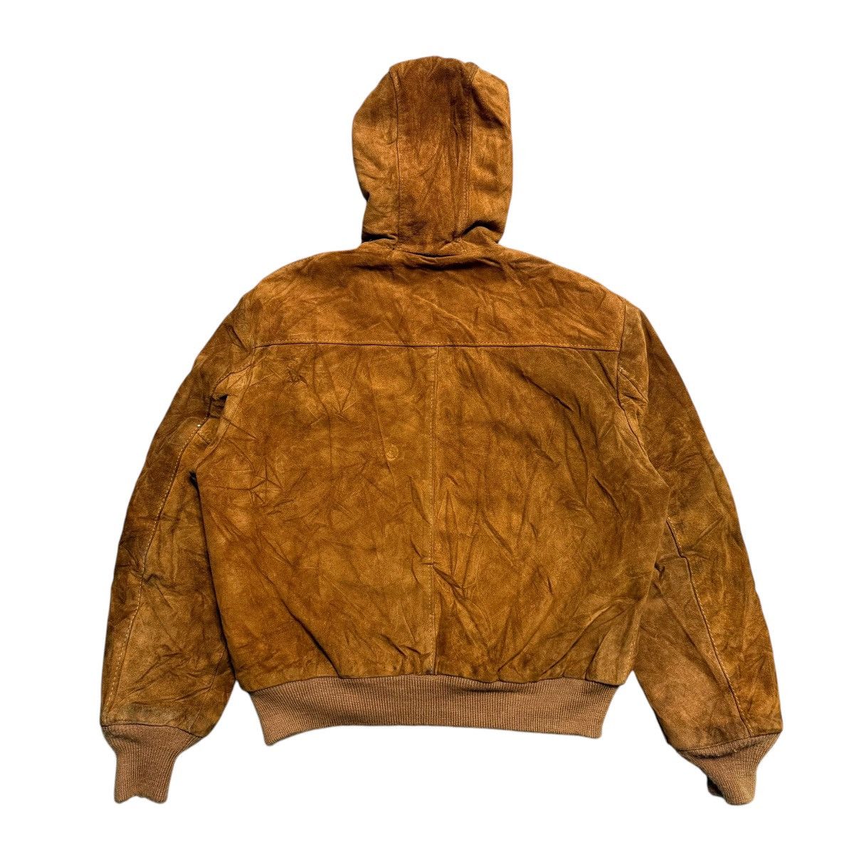 Schott Vintage Schott NYC Hooded Suede Leather Jacket Size US L / EU 52-54 / 3 - 11 Thumbnail