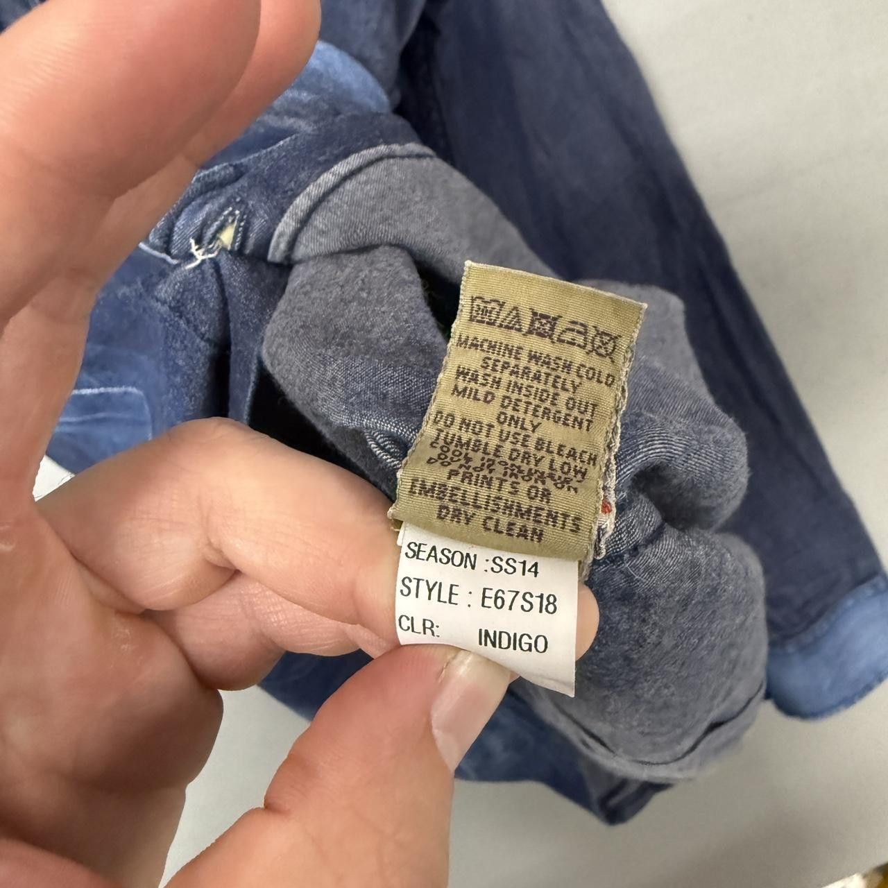 Prps PRPS Co Blue Denim Button Up Streetwear Faded Shirt Large Size US L / EU 52-54 / 3 - 4 Thumbnail