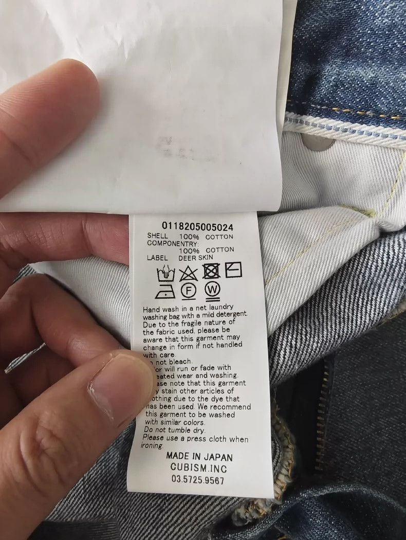 Visvim visvim size w34l30 18aw 03d14 Wash Cut Jeans 2503-Nextarrow Size US 30 / EU 46 - 8 Thumbnail