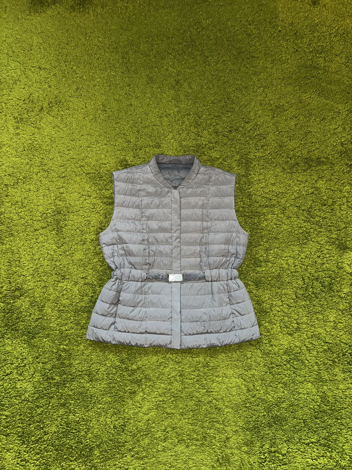 Brunello Cucinelli × Designer Brunello Cucinelli luxury belted puffer down vest gilet Size M / US 6-8 / IT 42-44 - 1 Thumbnail