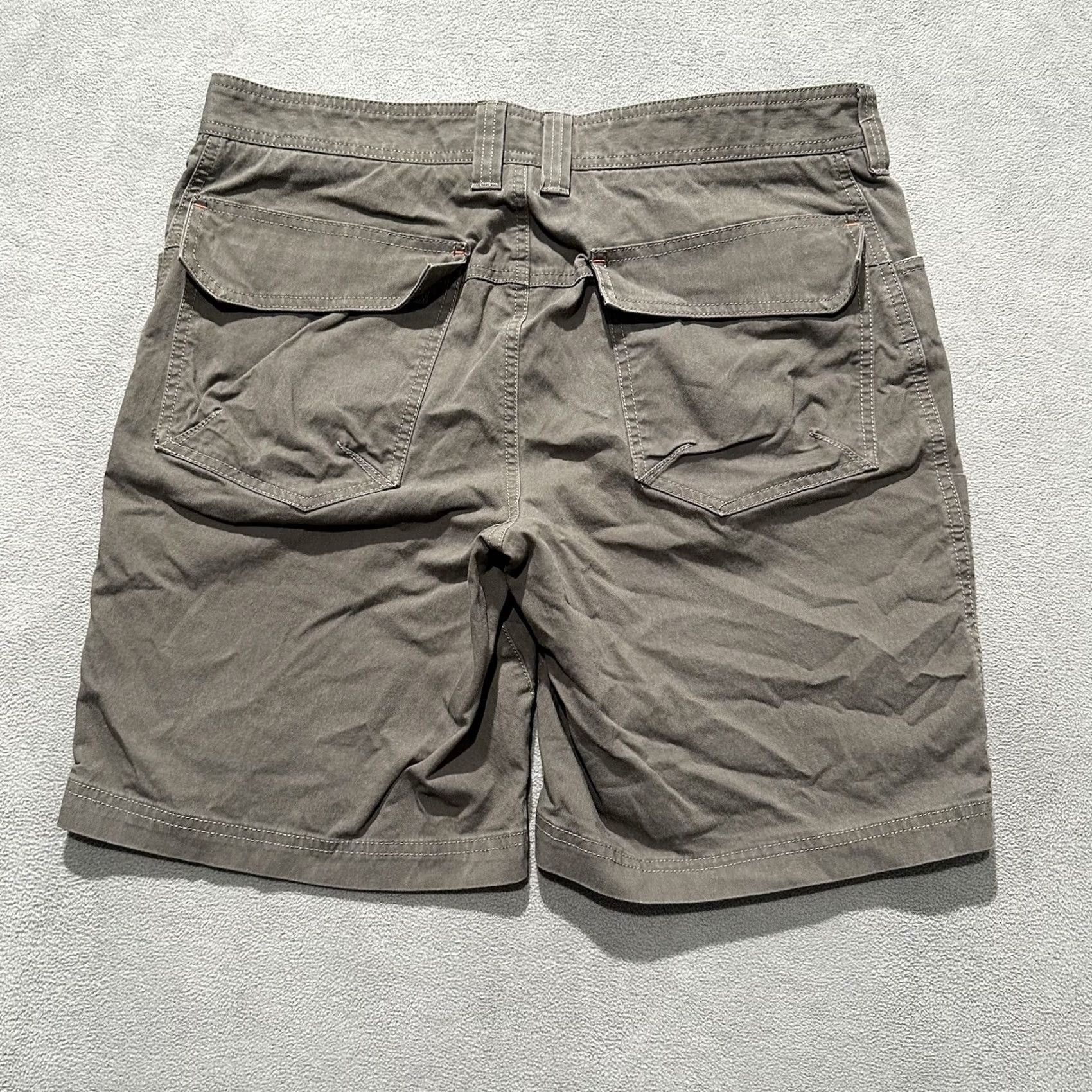 Vintage L.L. Bean Cresta Hiking Shorts Men 34 Brown Cargo Pockets 9" Inseam Canvas Cotton Nylon Outdoor Cargo Pocket Size US 32 / EU 48 - 2 Thumbnail
