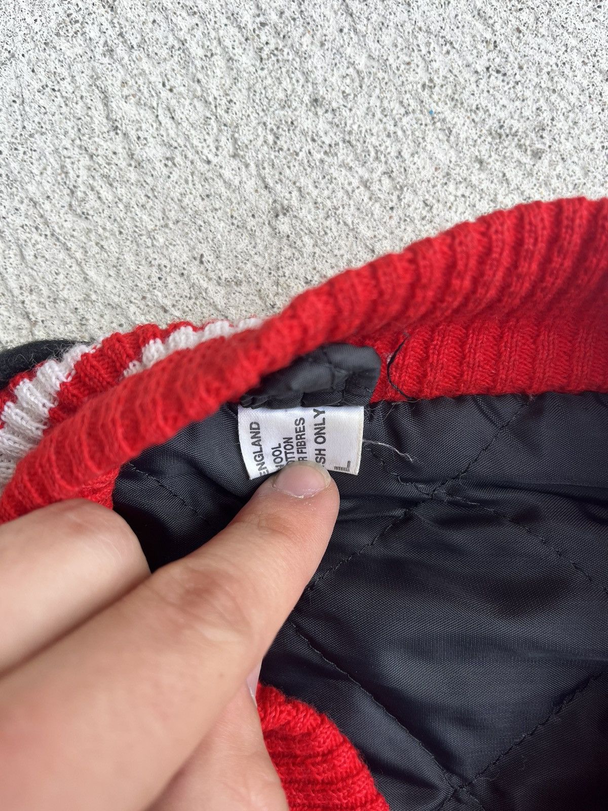 Vintage Vintage 1980s Manchester United Varsity Bomber Size US M / EU 48-50 / 2 - 5 Thumbnail