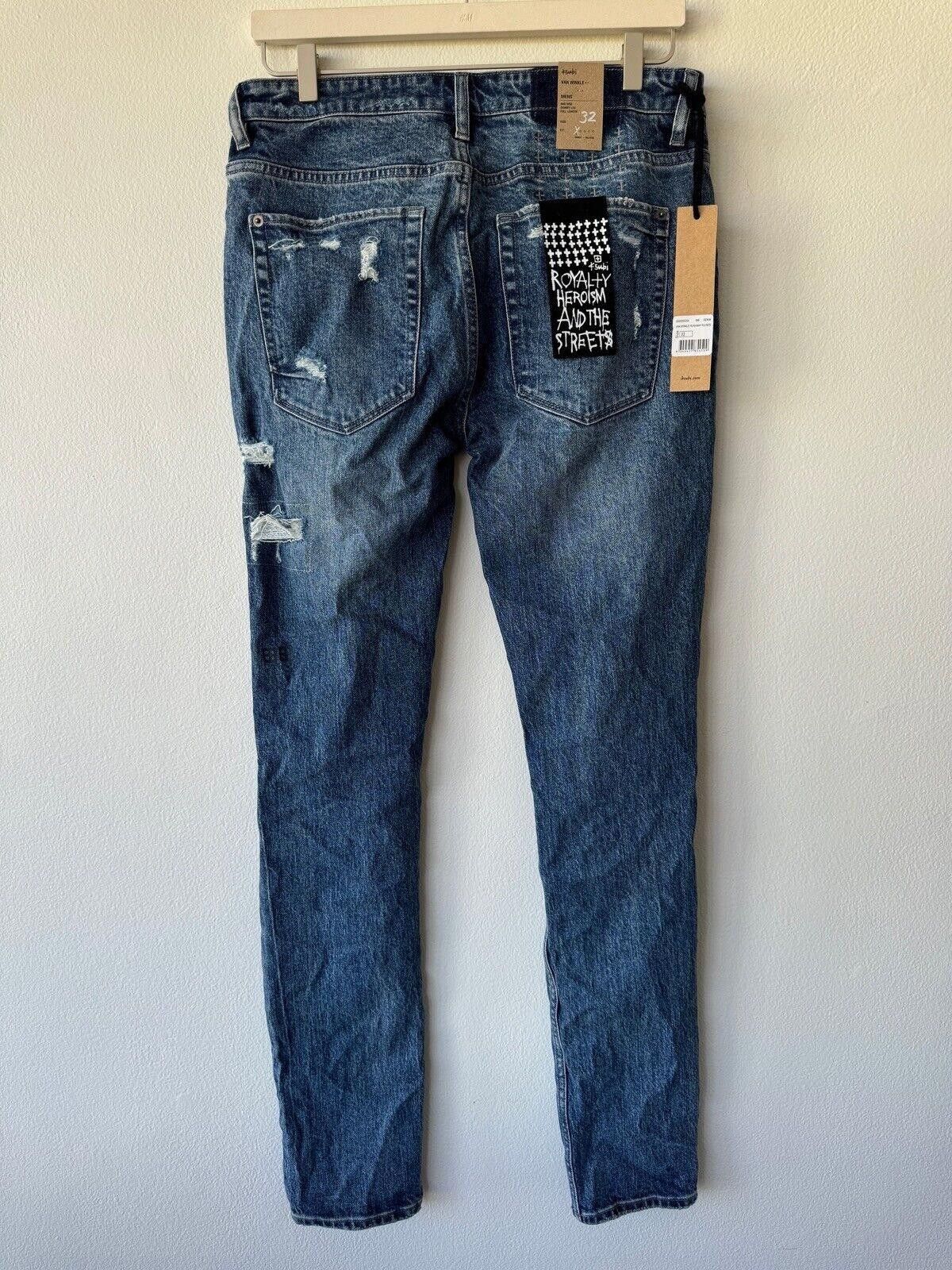 Ksubi new Ksubi mens denim jean jeans 32 van winkle runaway blue Size US 32 / EU 48 - 5 Thumbnail