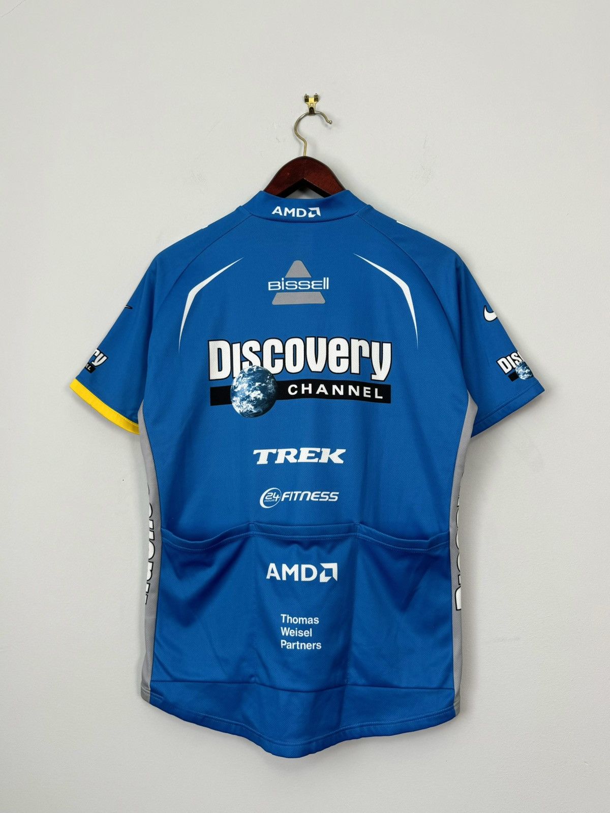 Nike Vintage Nike Discovery Channel Trek Cycling Jersey Size US L / EU 52-54 / 3 - 4 Thumbnail