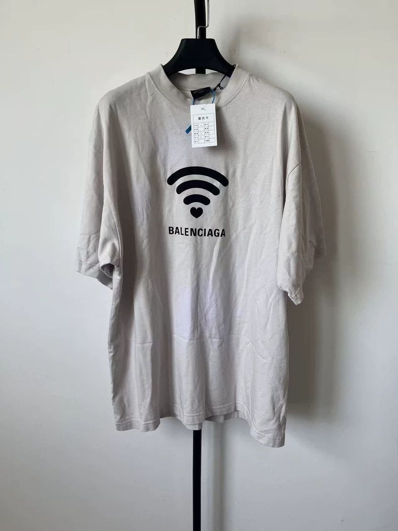 Balenciaga Balenciaga Logo Print Short Sleeve T-shirt - dmc Size US M / EU 48-50 / 2 - 1 Thumbnail