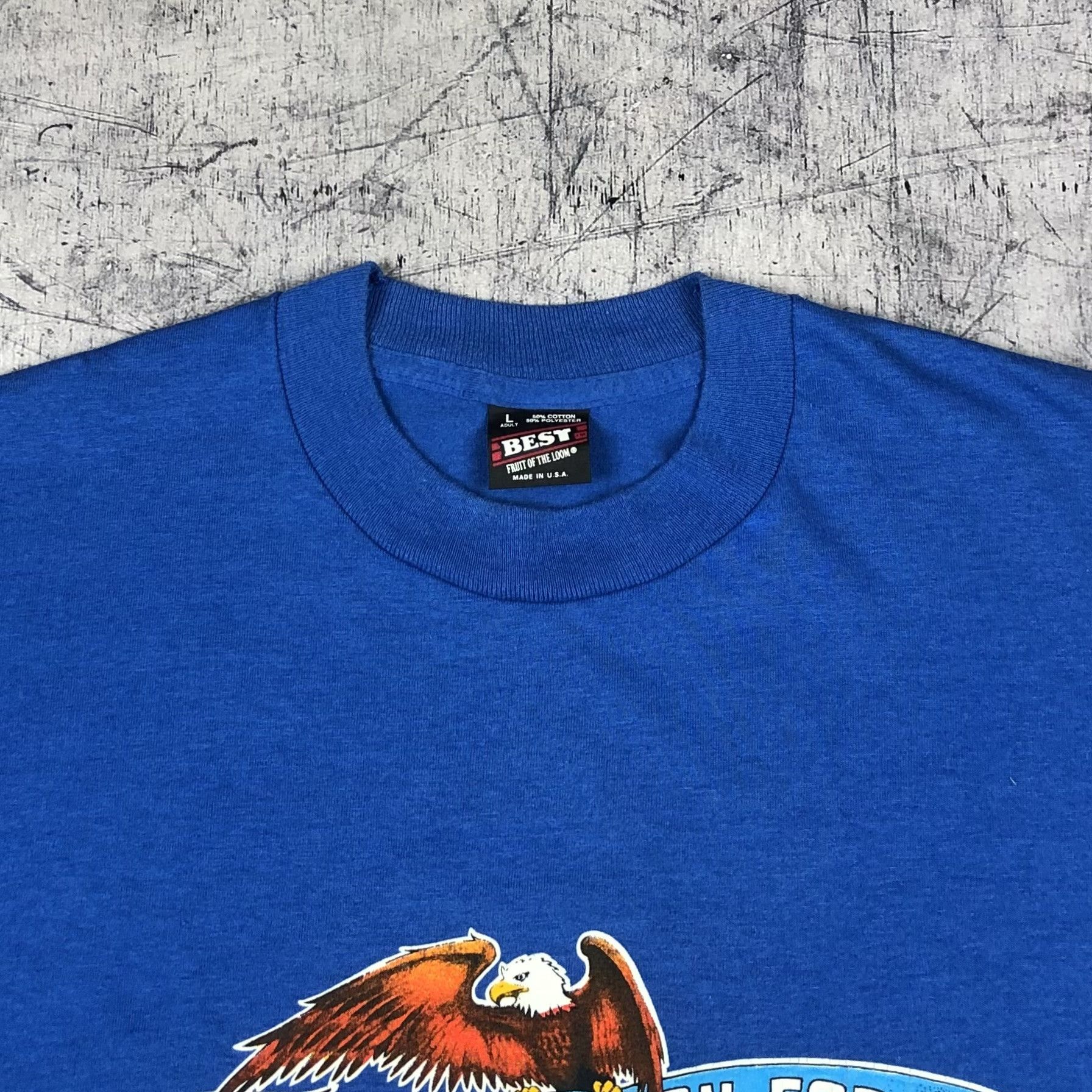 Vintage 1992 Great American Farm Feeding World USA T-Shirt Size US L / EU 52-54 / 3 - 10 Thumbnail