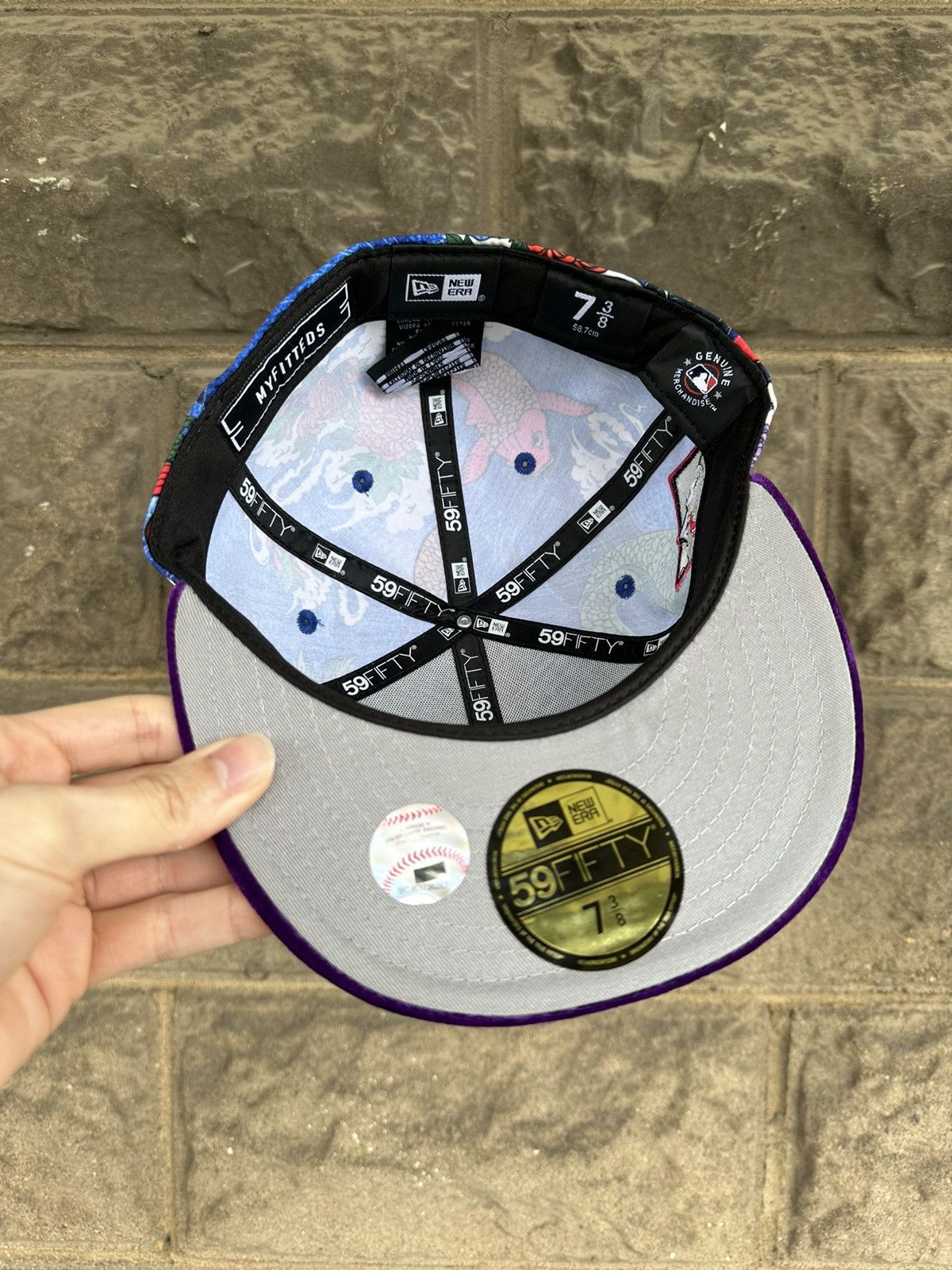 MLB × New Era × Supreme 7 3/8 Colorado Rockies 25th Anniversary Koi Pond Rockwell Size ONE SIZE - 11 Thumbnail