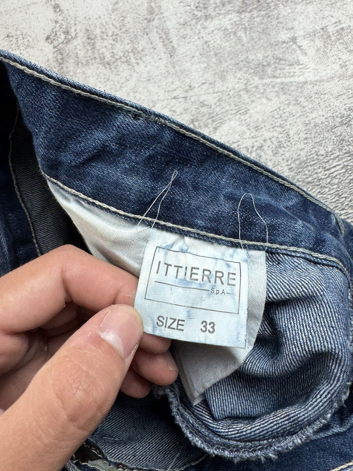 Armani Armani Vintage Faded 33/33 Blue Hip Hop Rap Distressed Jeans Pants Trousers Size US 33 - 20 Thumbnail