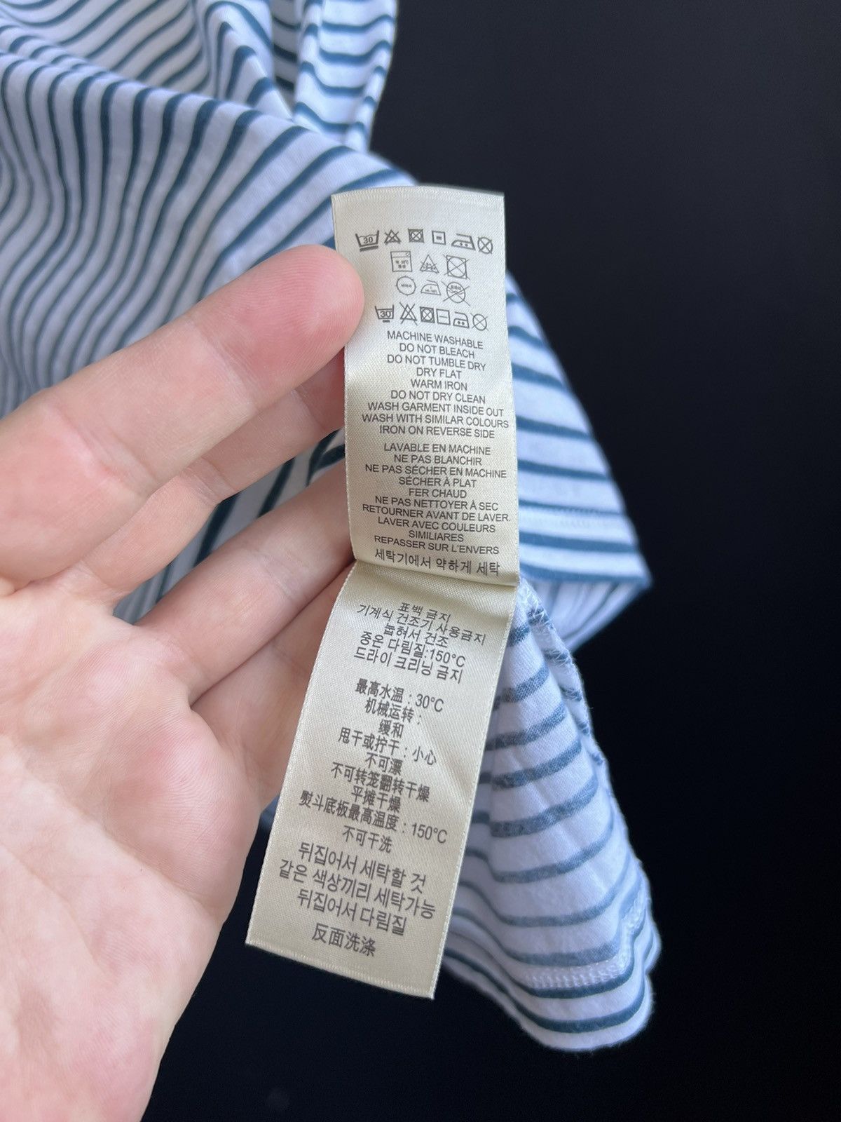 Burberry Burberry Brit Women’s T-Shirt White/Bleu Cotton Size XS Size XS / US 0-2 / IT 36-38 - 4 Thumbnail