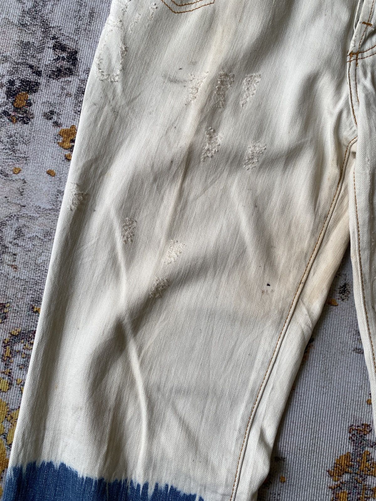 Dolce & Gabbana Dolce & Gabbana Rusty Distressed Bleached Denim Size US 33 - 8 Thumbnail