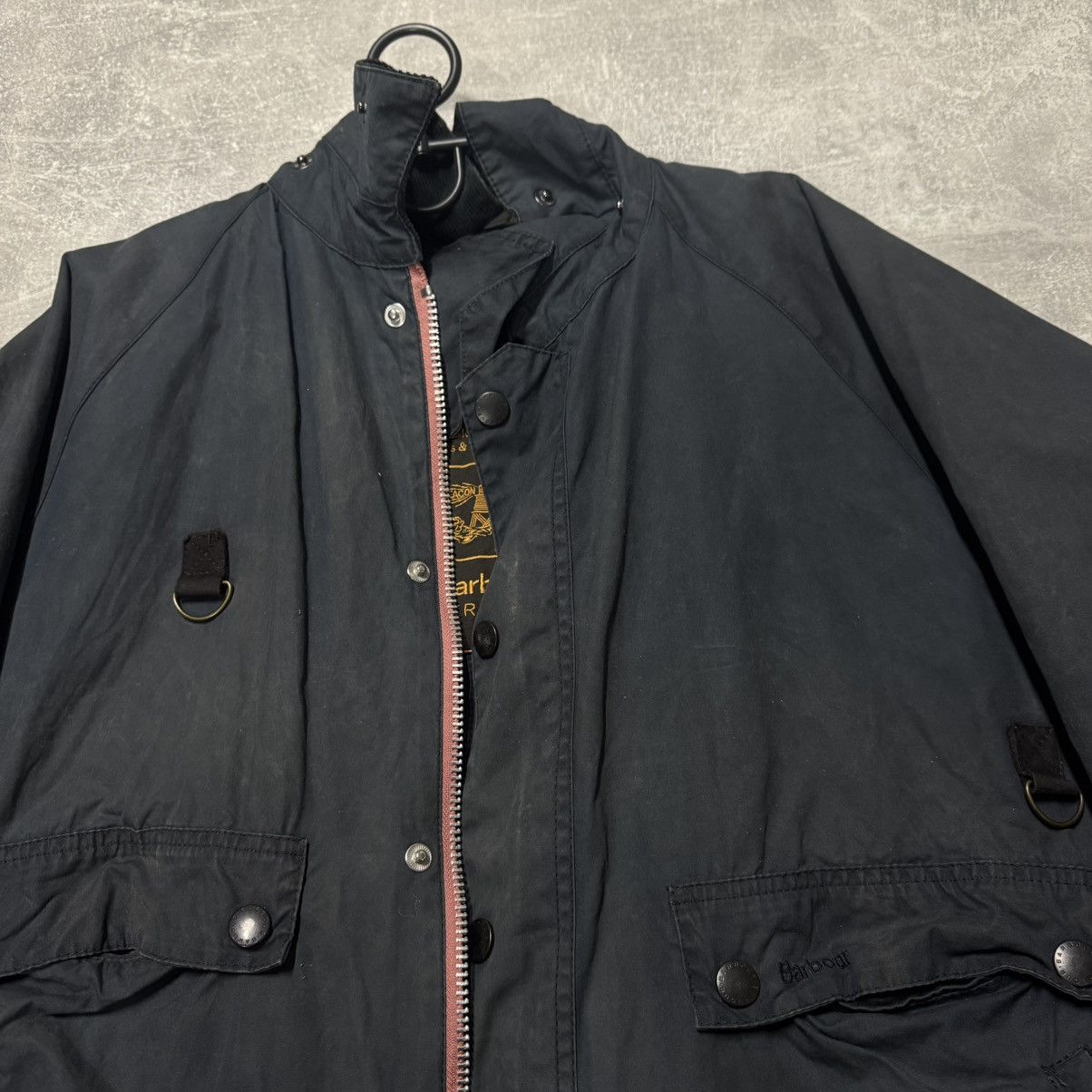Barbour RARE Barbour Spey Jacket wax cropped fishing bike hunter Size US XL / EU 56 / 4 - 3 Thumbnail