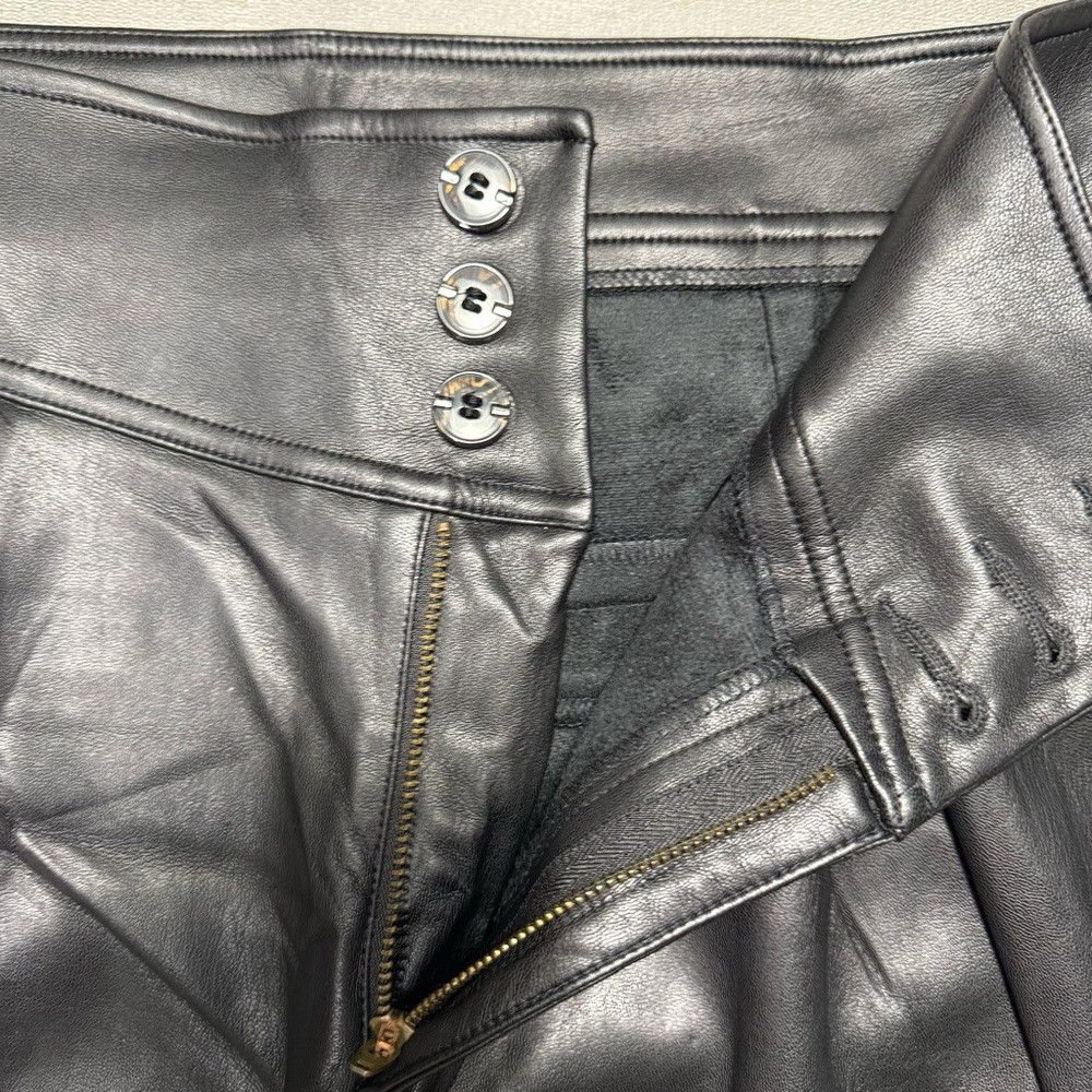 I.N.C INC International Concepts Pleated Faux Leather Pants Size Size 32" / US 10 / IT 46 - 9 Thumbnail