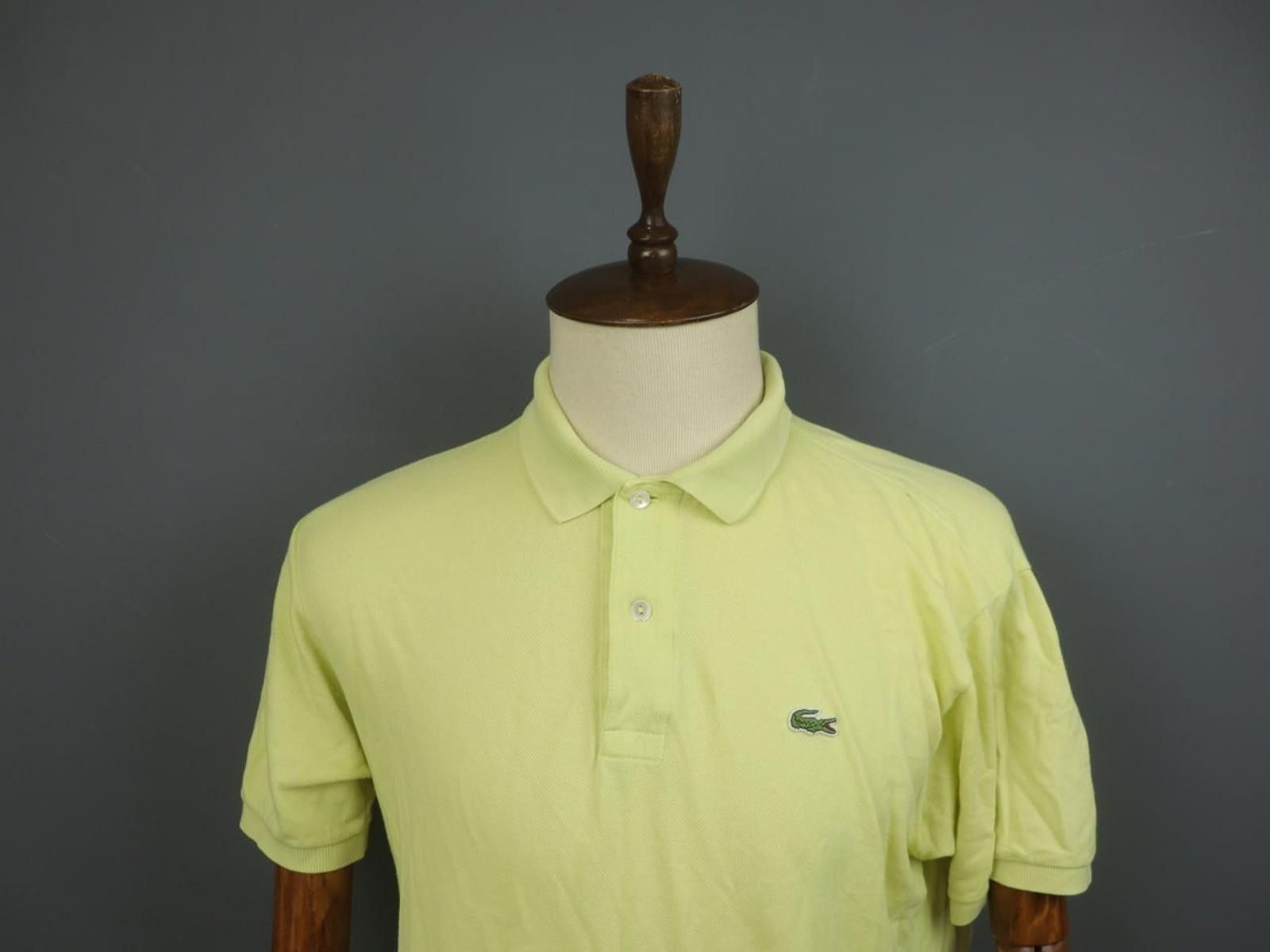 Lacoste Lacoste Yellow 100% Cotton Popover Polo Shirt Size 5 Size US M / EU 48-50 / 2 - 12 Thumbnail