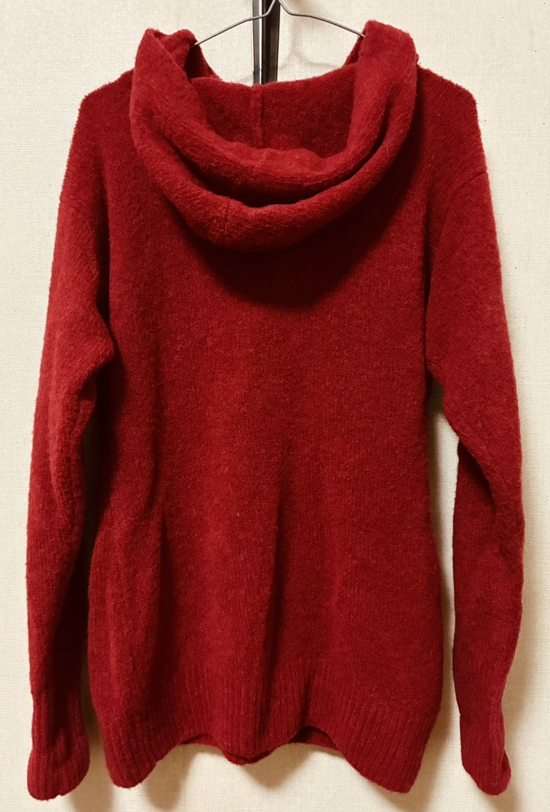 45rpm 45rpm/Fluffy Wool Knit Hoodie/red/size:3 Size US L / EU 52-54 / 3 - 4 Thumbnail