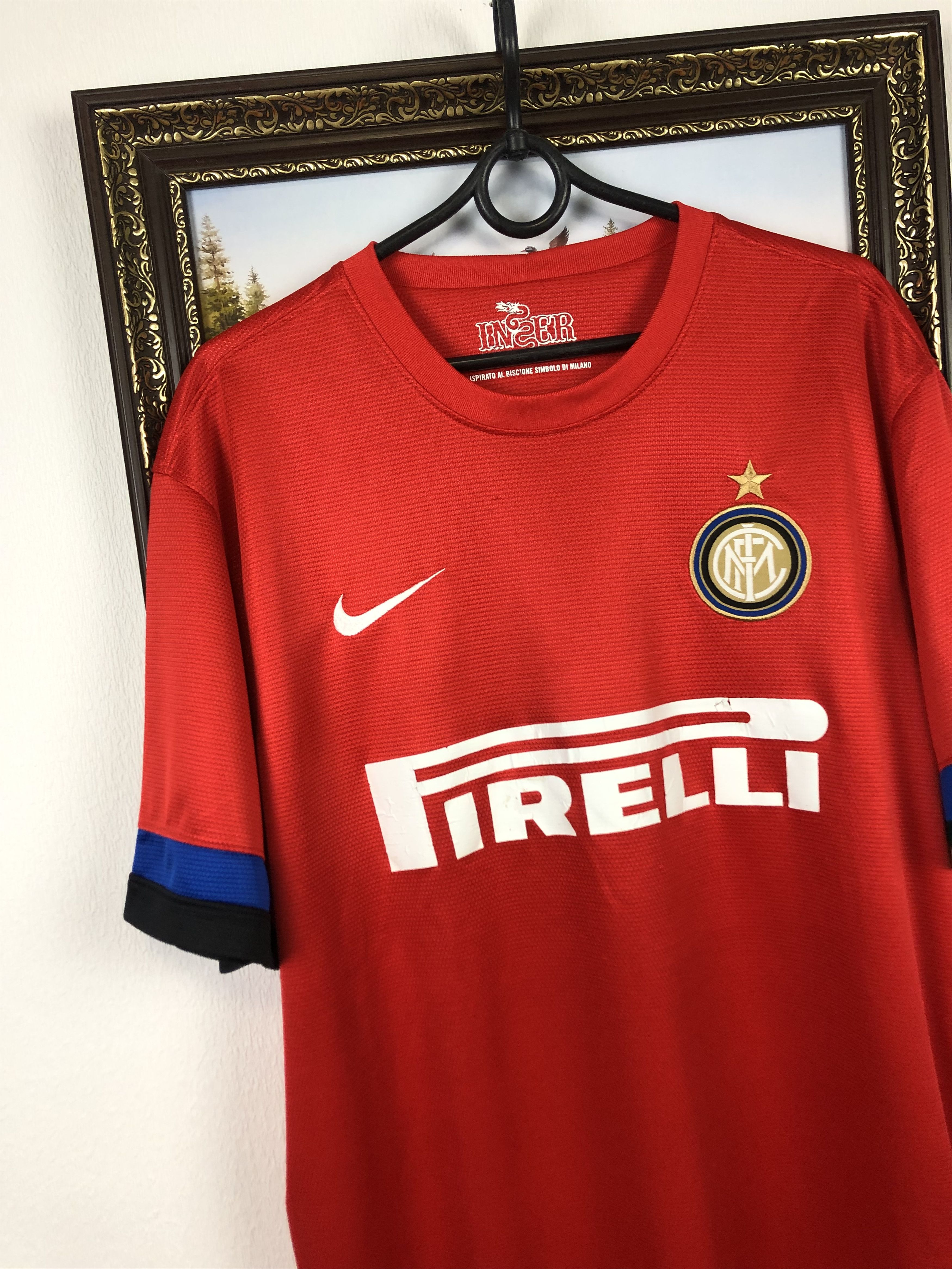 Vintage Internazionale football shirt 2012 Inter Nike Jersey Maglia Size US XL / EU 56 / 4 - 3 Thumbnail