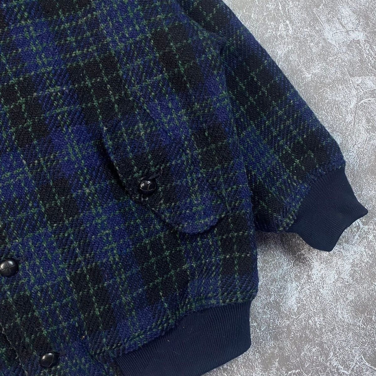 Issey Miyake Vintage Issey Miyake Plaid Blouson Jacket Size US L / EU 52-54 / 3 - 2 Thumbnail
