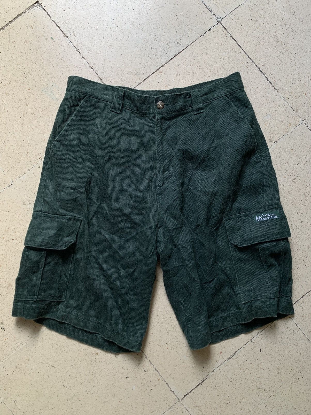 Manastash Vintage Manastash cannabis hemp cargo shorts Size US 30 / EU 46 - 1 Thumbnail