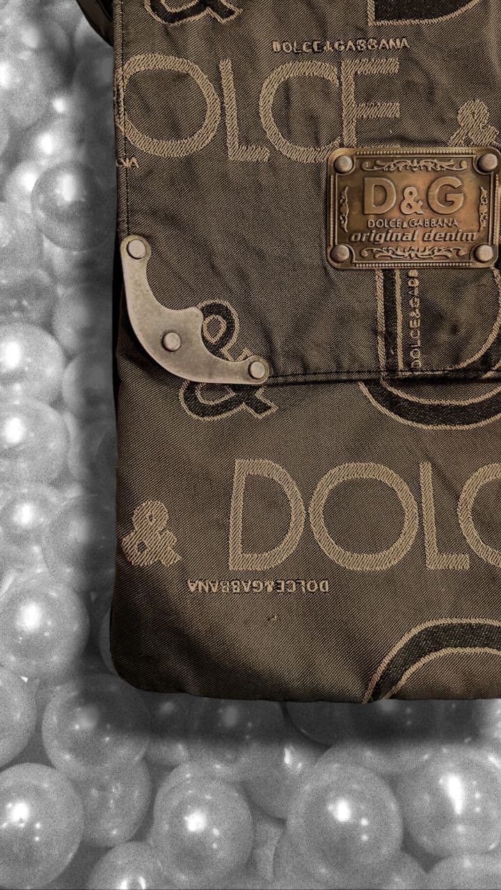 Designer × Dolce & Gabbana × Vintage RARE Dolce & Gabbana Style Crossbody Monogram Messenger Size ONE SIZE - 5 Thumbnail