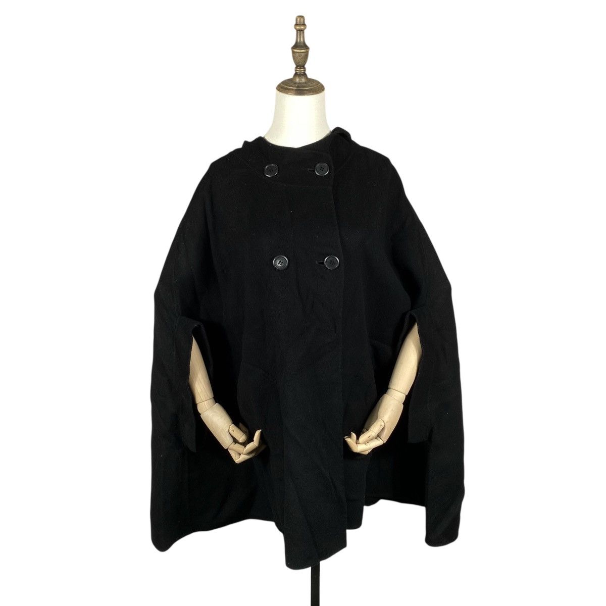 Tsumori Chisato Vintage Tsumori Chisato Hooded Wool Cape Coat Size M / US 6-8 / IT 42-44 - 1 Thumbnail
