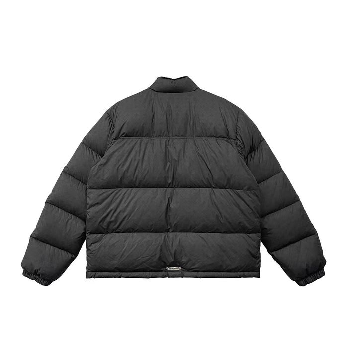 Chrome Hearts Chrome Hearts Monogram Cross Pattern Black Puffer Jacket ...