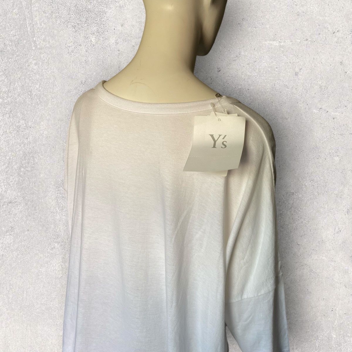 Yohji Yamamoto Y’s Cyber Logo Oversize Blouse Size M / US 6-8 / IT 42-44 - 2 Thumbnail