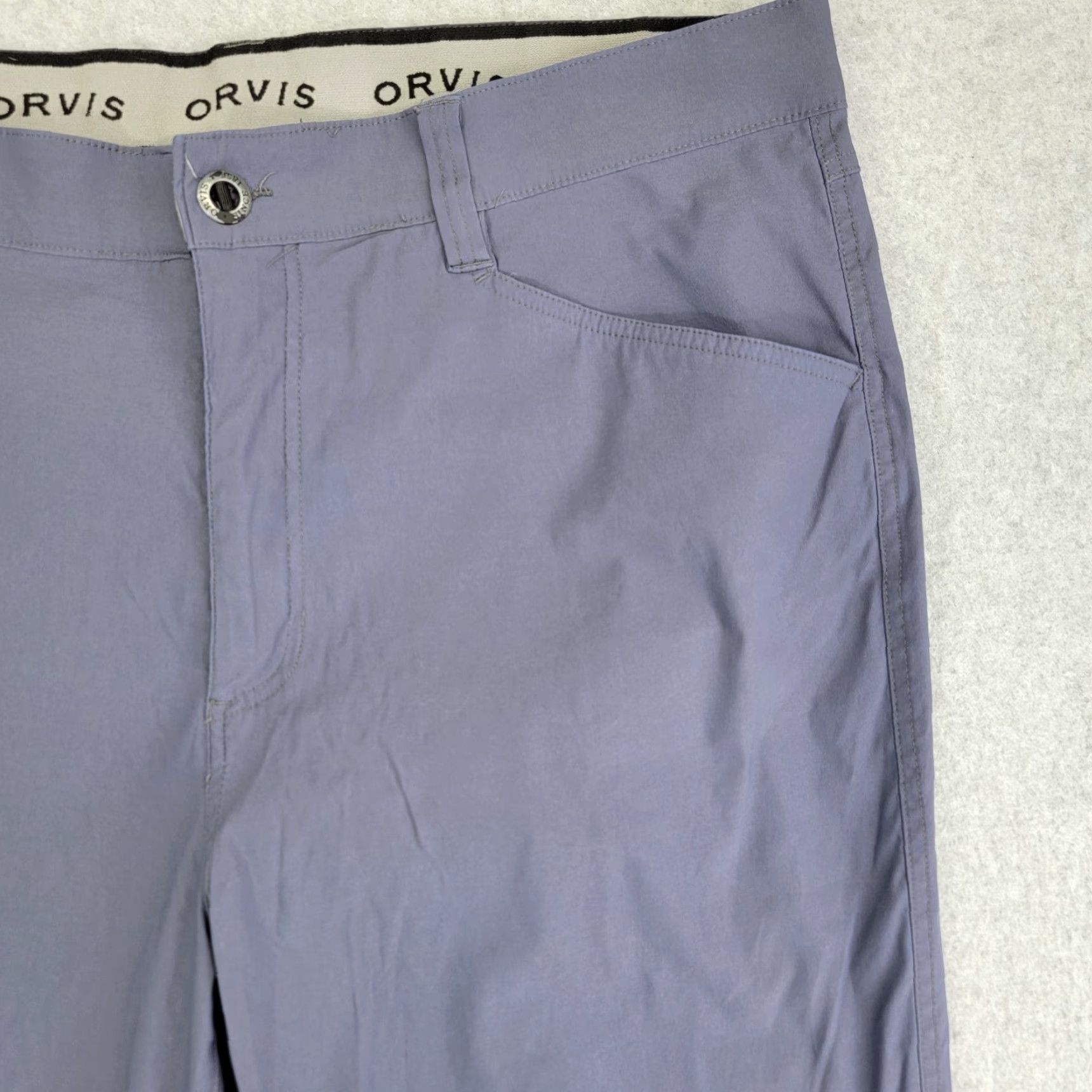 Orvis VINTAGE ORVIS Pants Mens 40x32 blue Straight Performance Tech Golf Chino Size US 40 / EU 56 - 4 Thumbnail