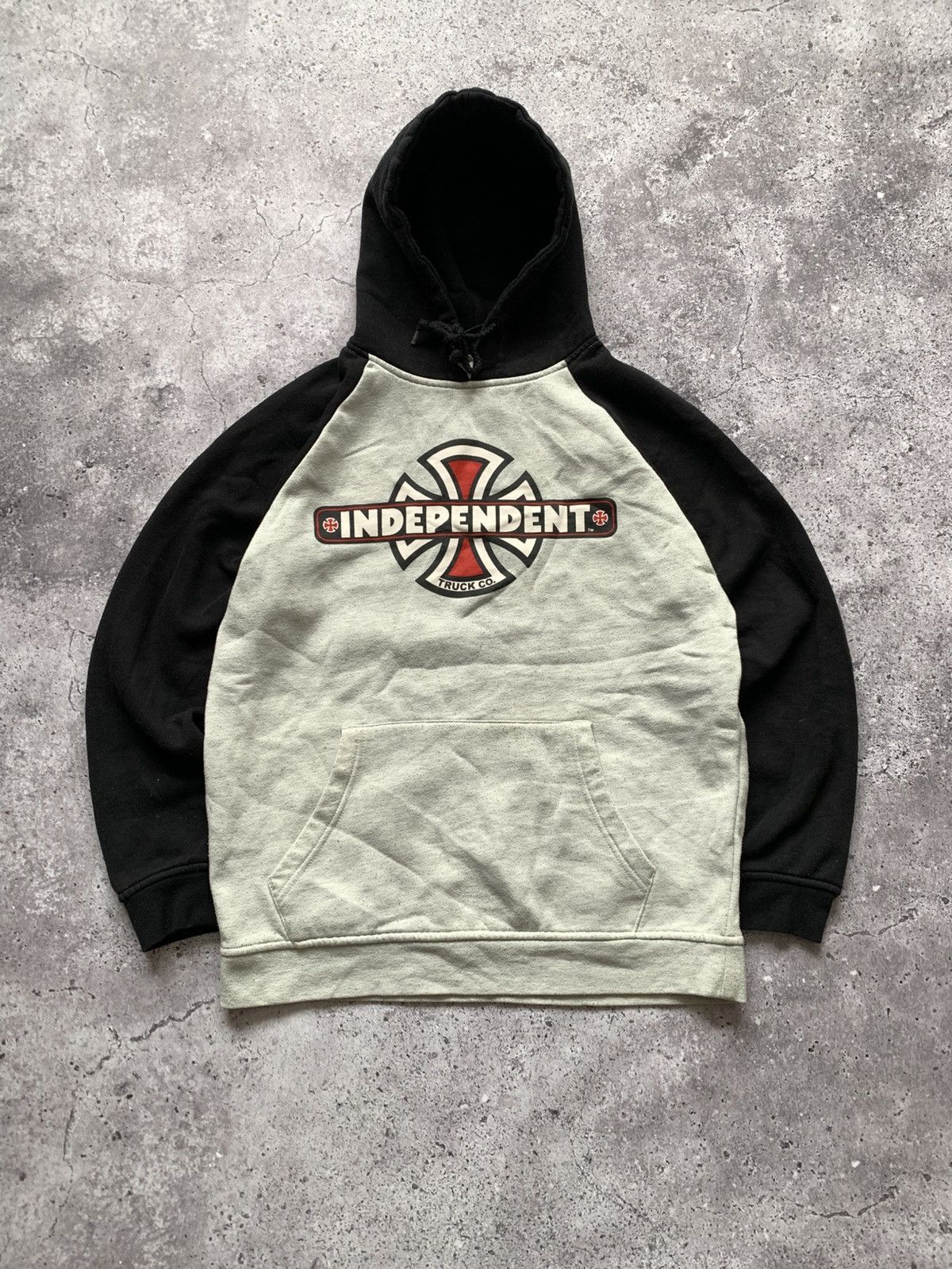 Independent Truck Co. 🔥VINTAGE 90s INDEPENDENT Y2K SKATE HOODIE Size US S / EU 44-46 / 1 - 2 Thumbnail