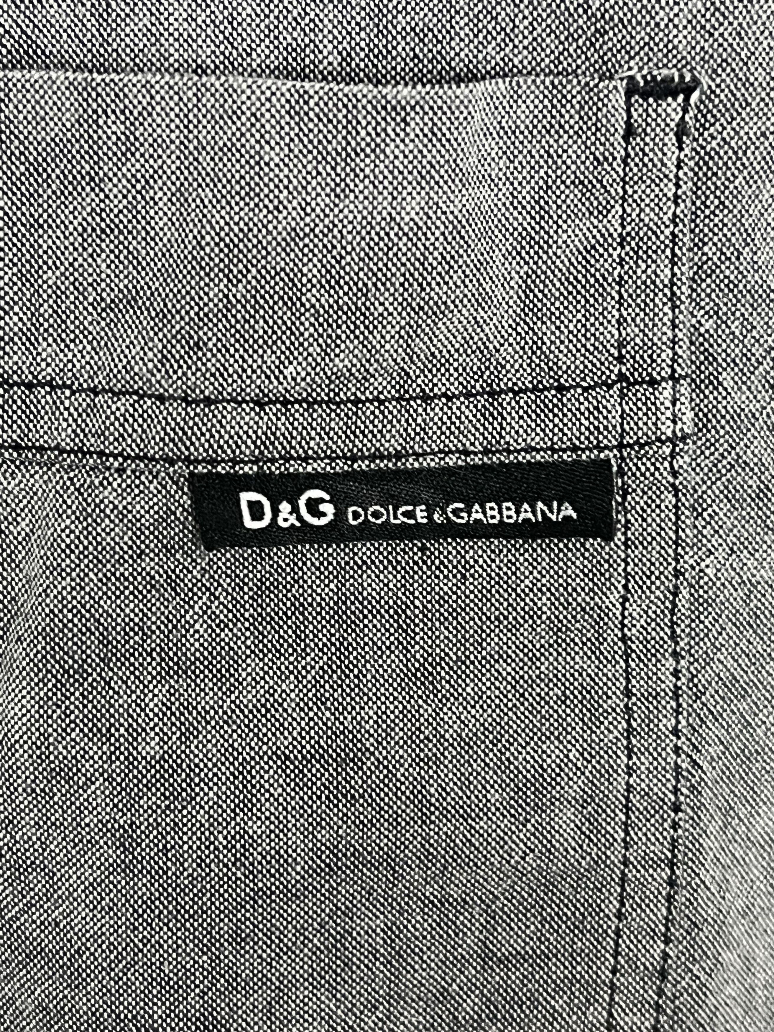 Dolce & Gabbana × Vintage Dolce Gabbana Shirt Vintage 90s Size US L / EU 52-54 / 3 - 2 Thumbnail