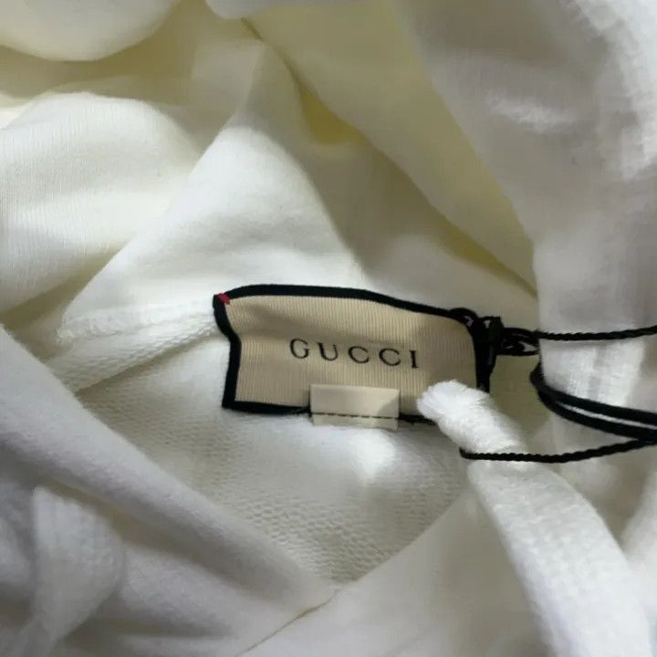 Gucci Gucci Gucci x Freya Hartas White Animal Print Hoodie -2506 Size US XS / EU 42 / 0 - 3 Thumbnail