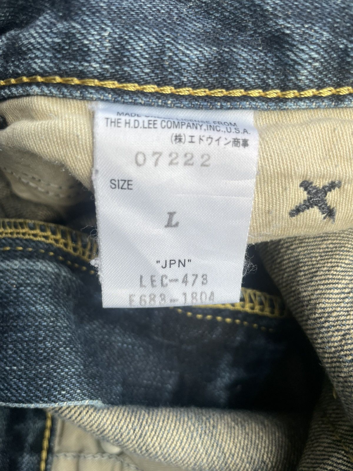 Lee Lee Riders Flare Side Pocket Denim Size US 35 - 15 Thumbnail