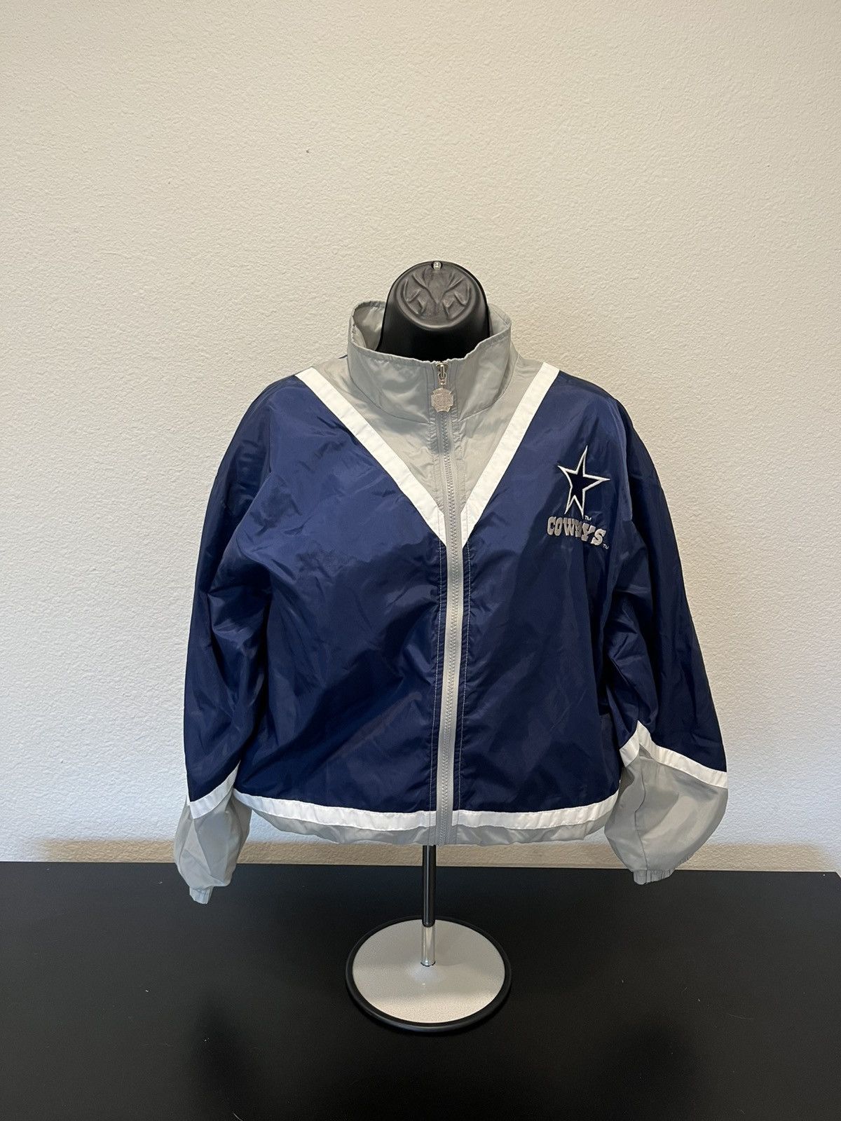 NFL × Vintage Dallas cowboys jacket windbreaker vintage 90s Size S / US 4 / IT 40 - 1 Thumbnail