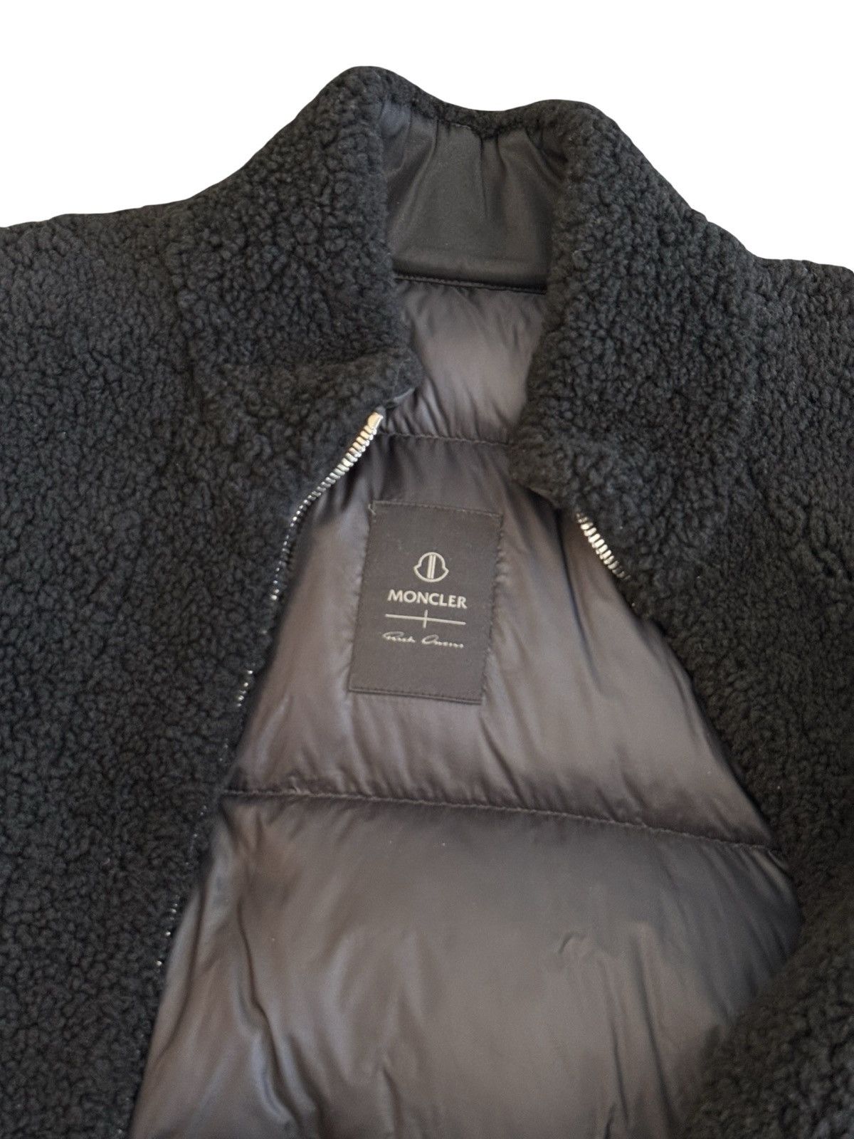 Moncler × Rick Owens Shearling puffer jacket Size US M / EU 48-50 / 2 - 5 Thumbnail