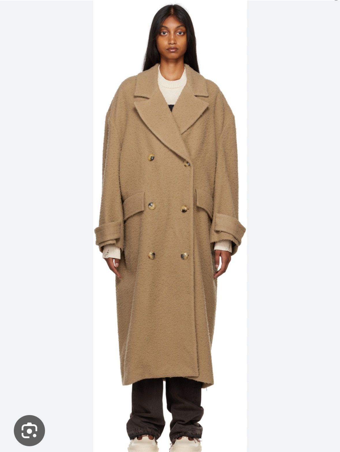 Amiri Double breasted wool coat Size S / US 4 / IT 40 - 7 Thumbnail