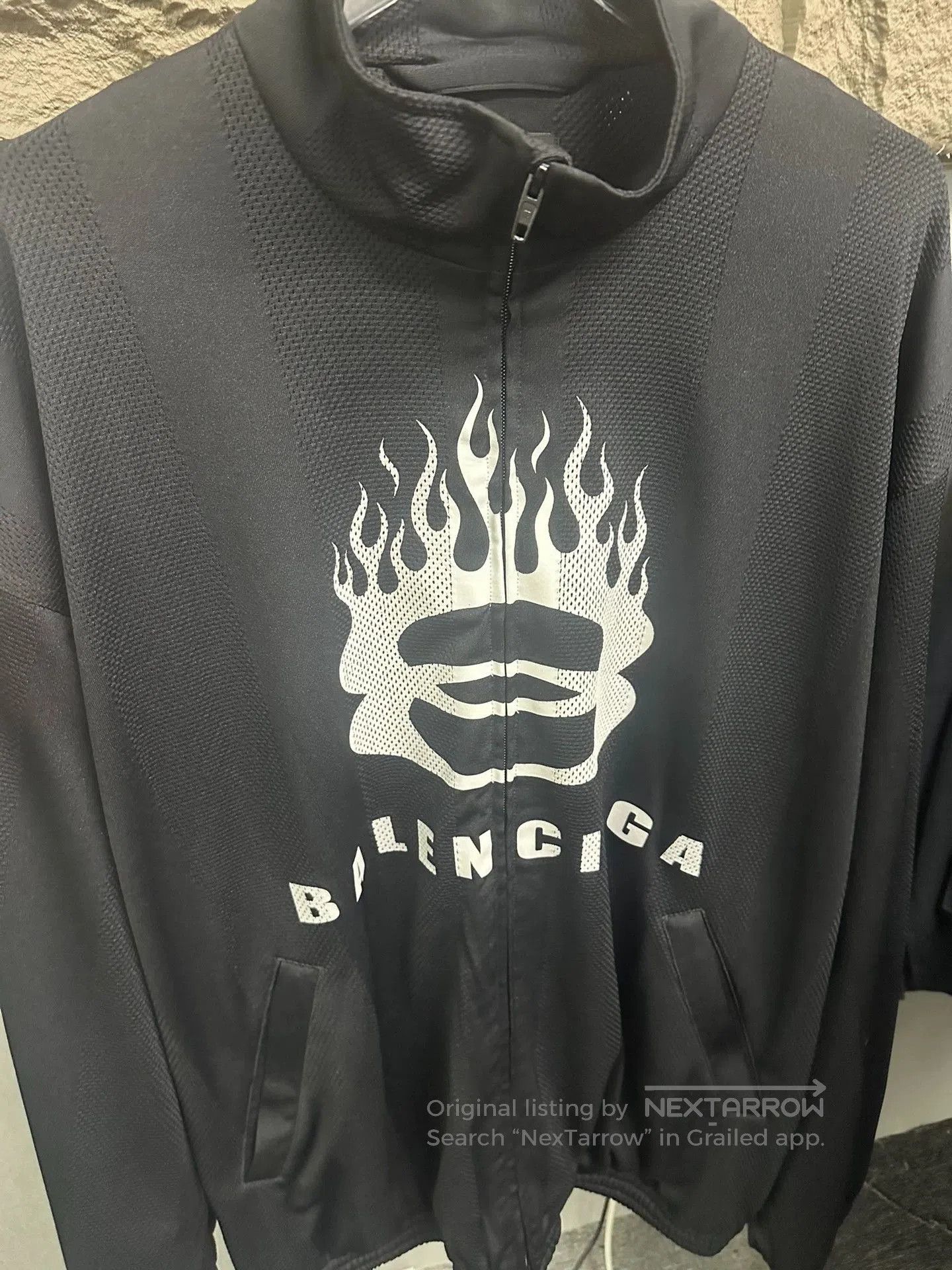 Balenciaga Balenciaga Flame Mesh Jacket. Size US M / EU 48-50 / 2 - 1 Thumbnail