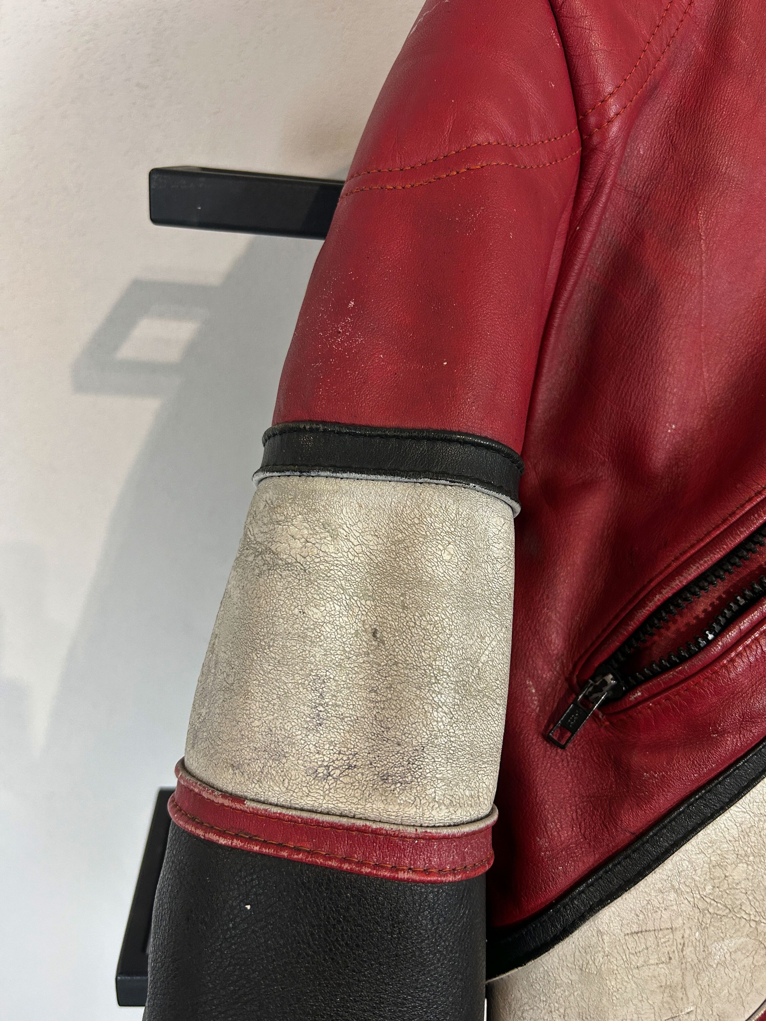 Yohji Yamamoto VTG Leather Motorcycle Racing Jacket Distressed Biker Moto Size US S / EU 44-46 / 1 - 12 Thumbnail