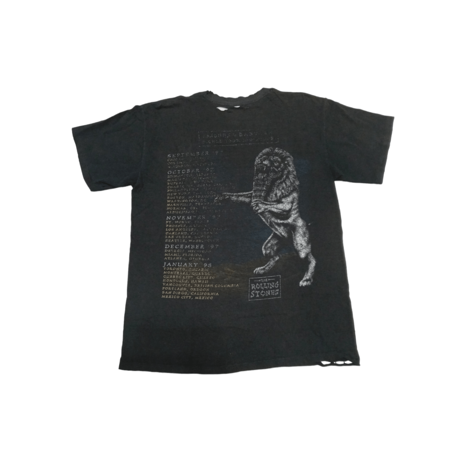 Band Tees × Vintage Vintage 90s Rolling Stones Bridges to Babylon T-Shirt Size US L / EU 52-54 / 3 - 2 Thumbnail