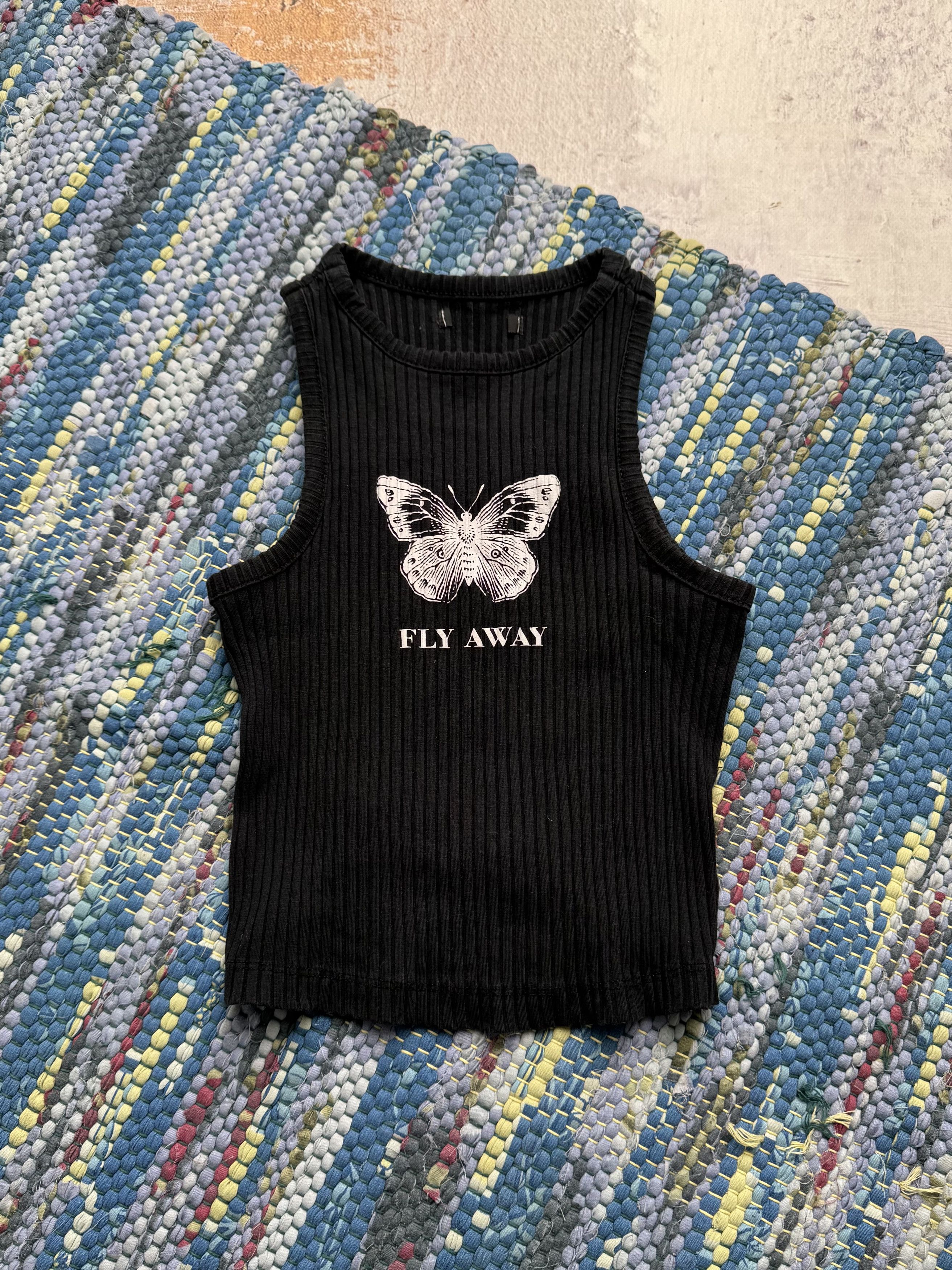 Vintage Vintage Printed Tank Top D15 Size XS / US 0-2 / IT 36-38 - 1 Thumbnail