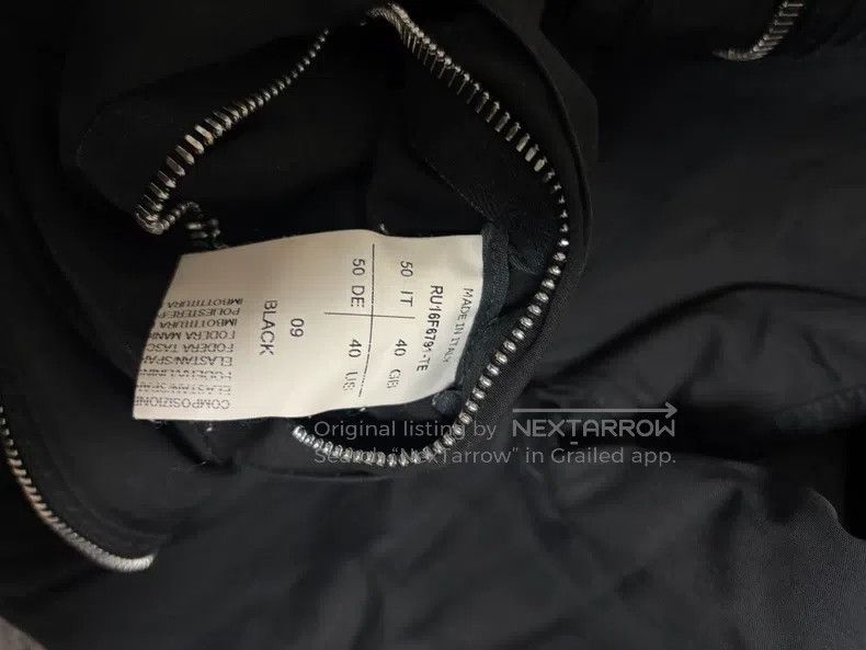 Rick Owens Rick Owens Black bomber jacket Size US M / EU 48-50 / 2 - 3 Thumbnail