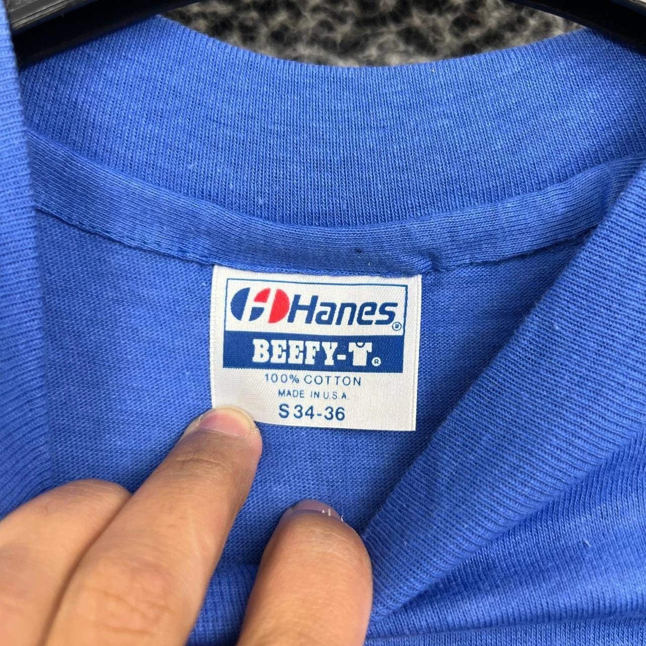 Hanes Vintage Green Peace Orcinus Orca Shirt Men S Hanes Deadstock Size US S / EU 44-46 / 1 - 5 Thumbnail