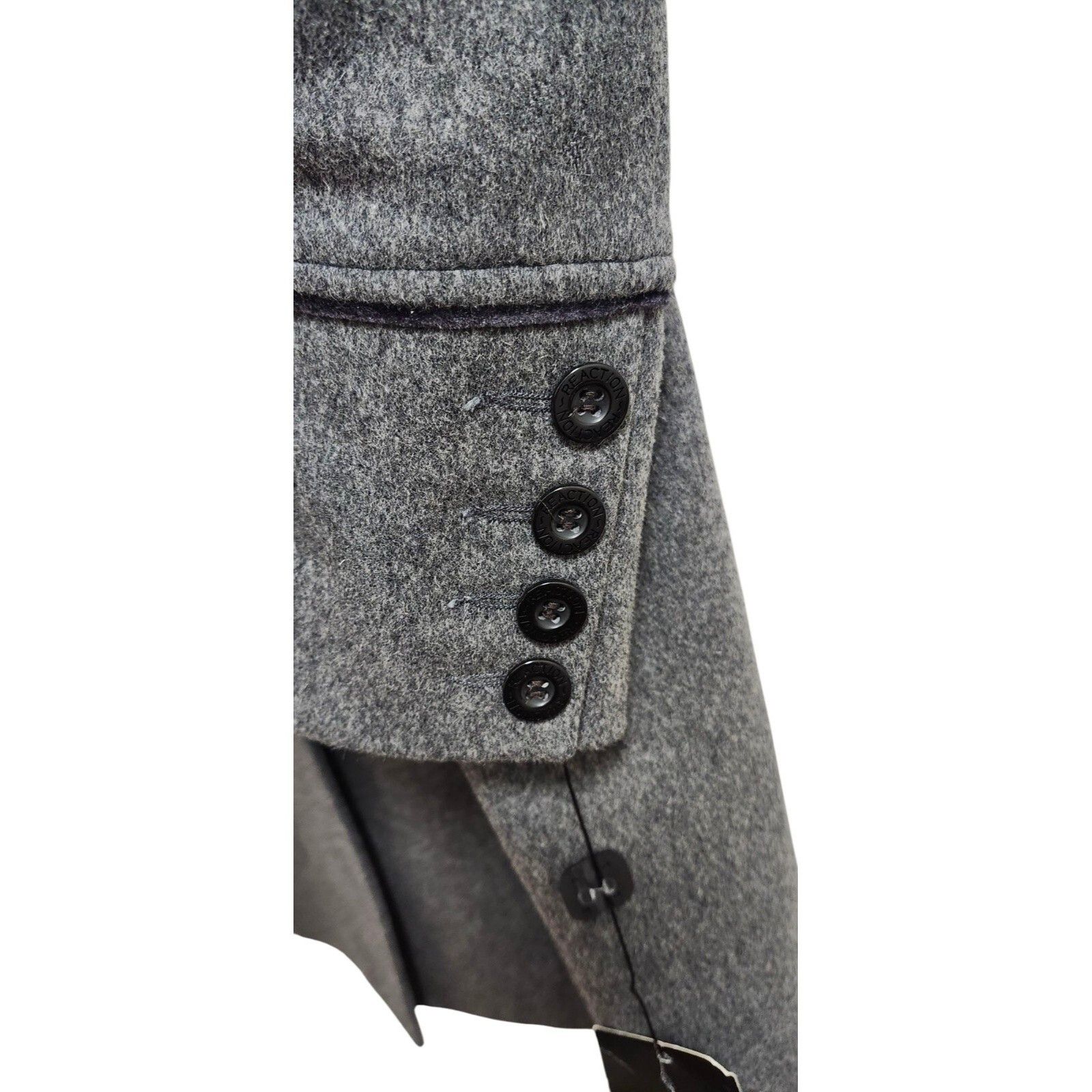 Kenneth Cole Women's Coat Kenneth Cole Wool Gray Coat Size M / US 6-8 / IT 42-44 - 5 Thumbnail