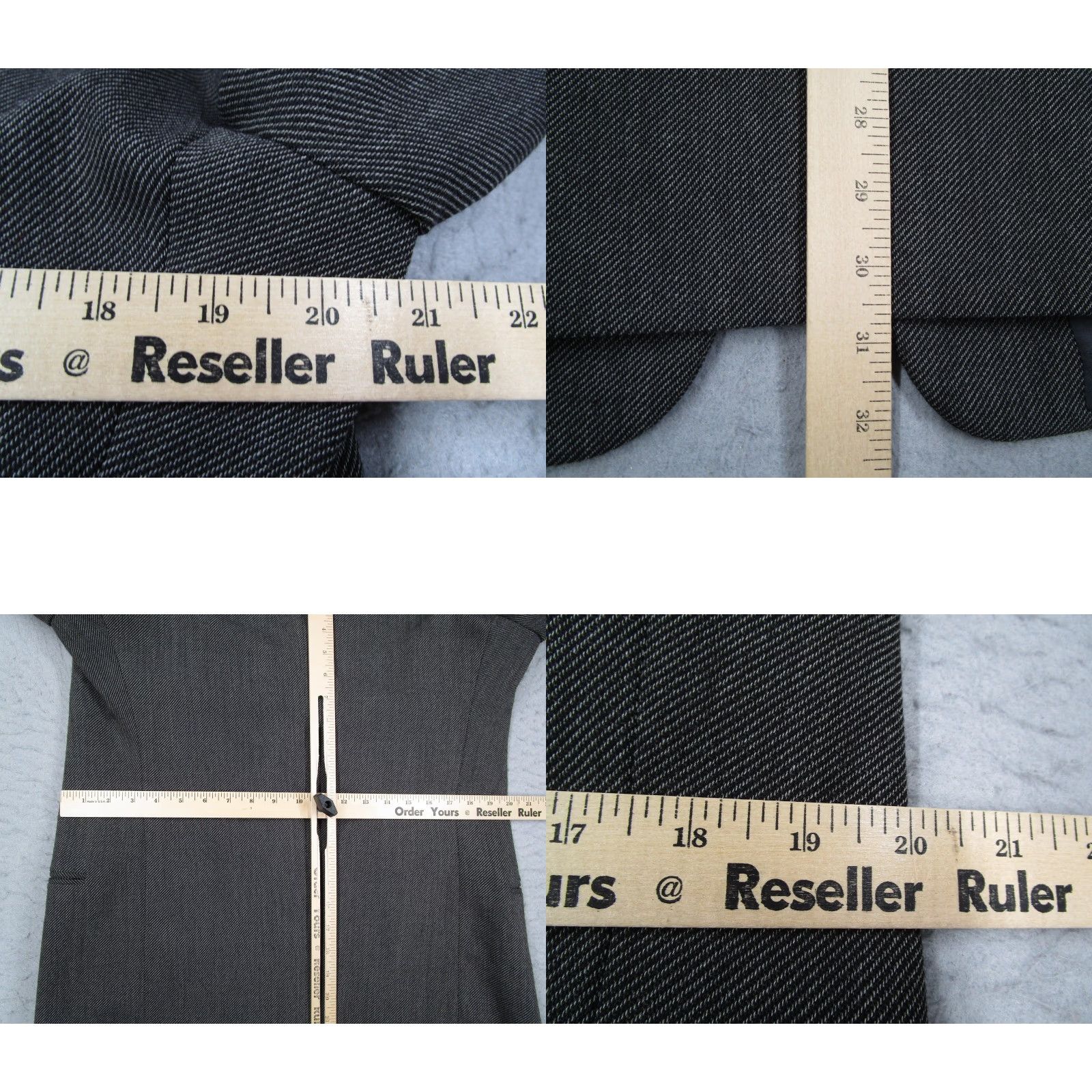 Giorgio Armani Giorgio Armani Blazer Mens 43R Gray Wool Le Collezioni Saks Fifth Avenue Italy Size 46R - 8 Thumbnail